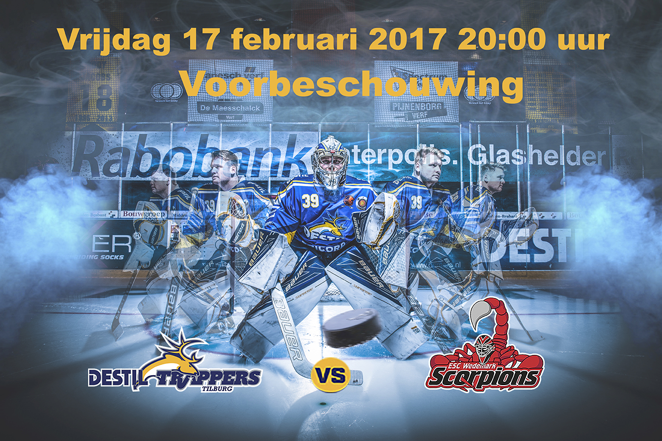 Voorbeschouwing Destil Trappers vs. ESC Wedemark Scorpions