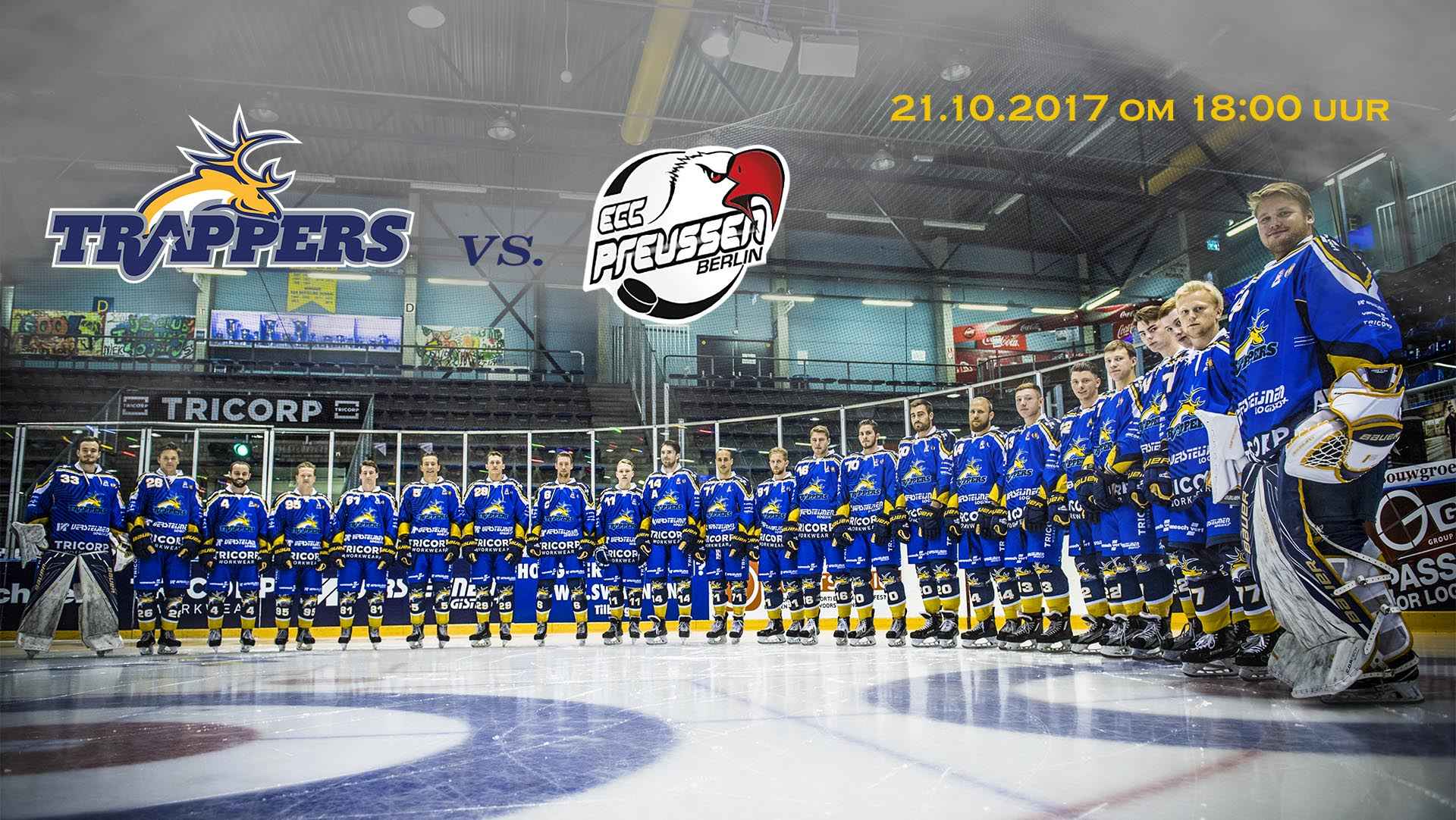 Voorbeschouwing: Tilburg Trappers vs. ECC Preussen Berlin