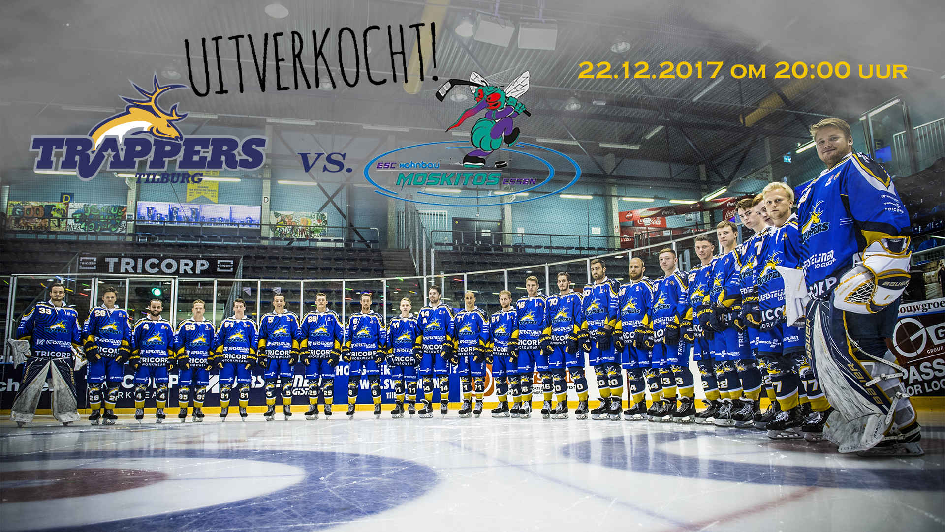 Voorbeschouwing: Tilburg Trappers vs. Moskitos Essen