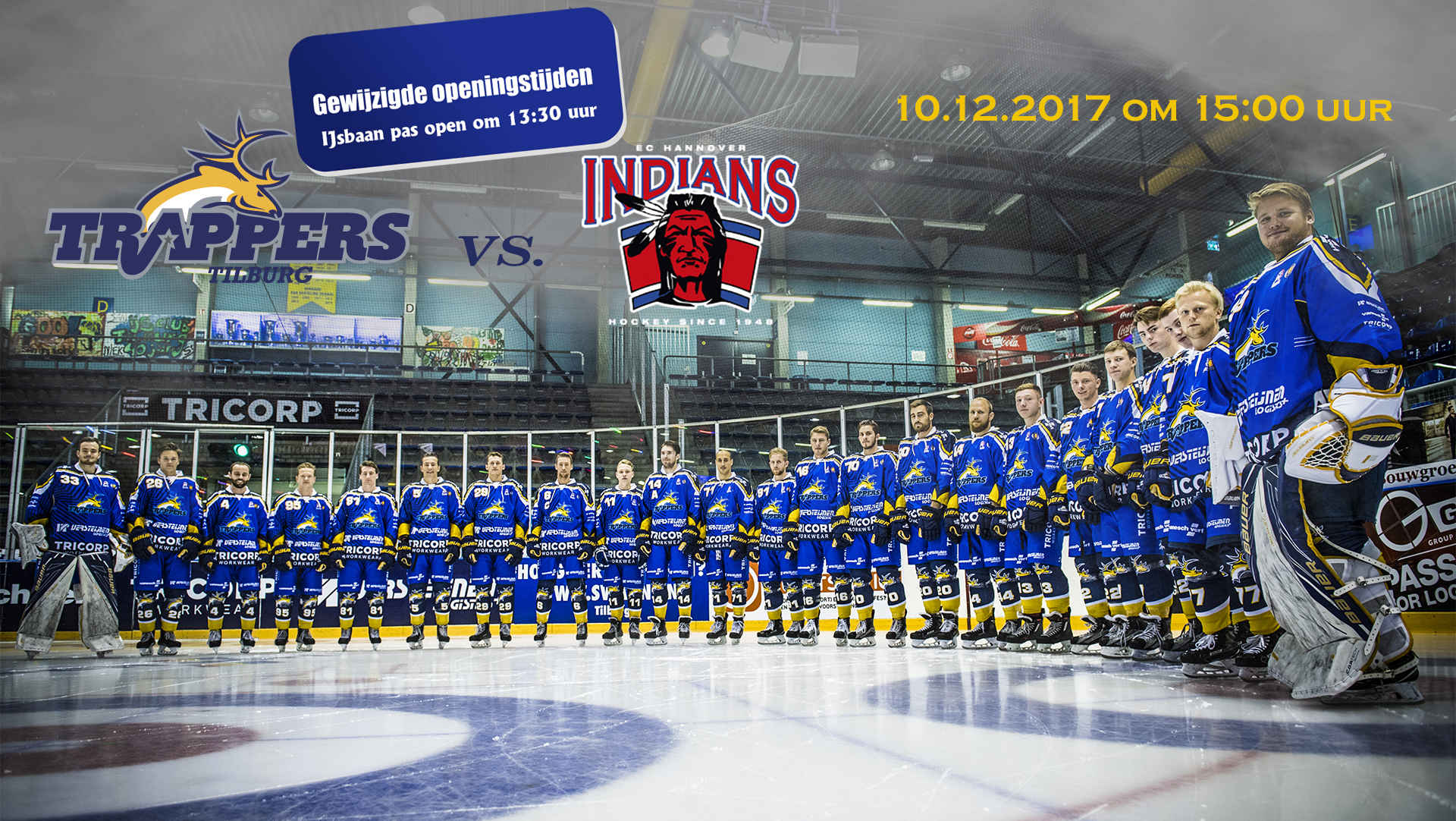 Voorbeschouwing: Tilburg Trappers vs. Hannover Indians