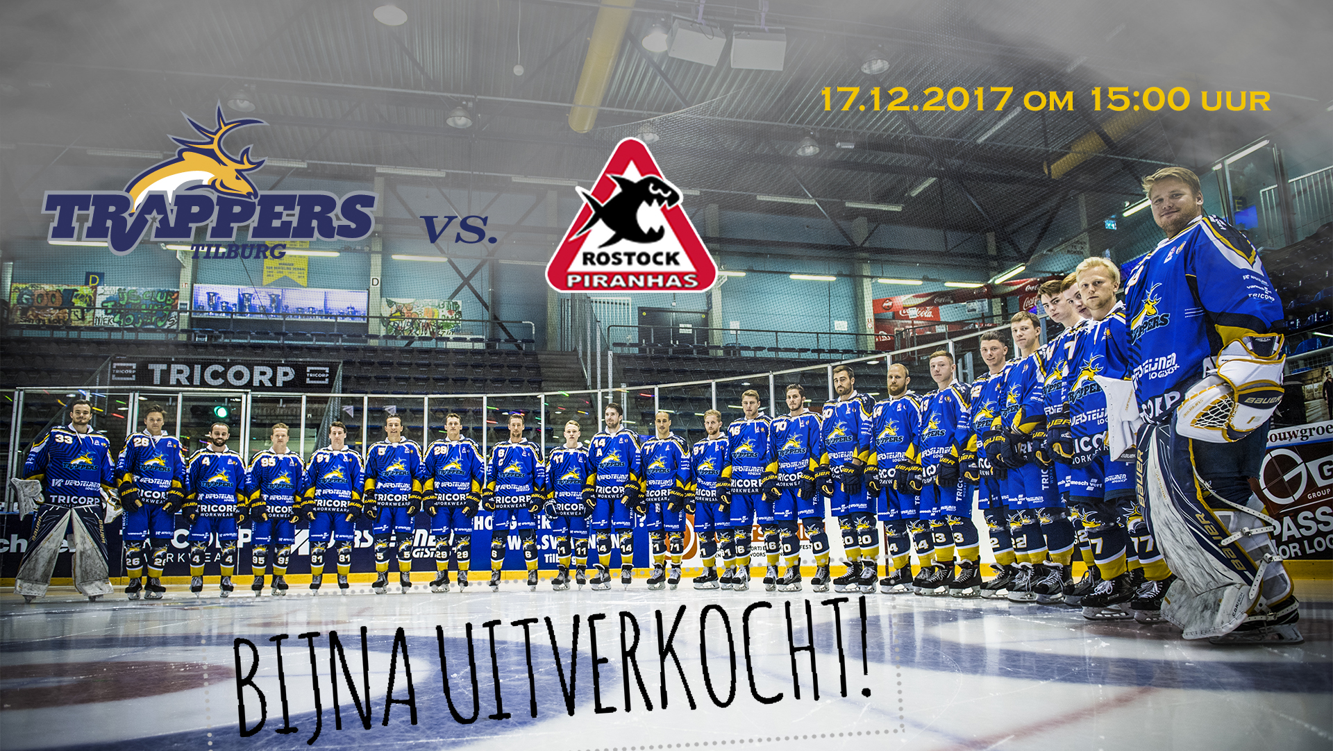 Voorbeschouwing: Tilburg Trappers vs. Rostock Piranhas