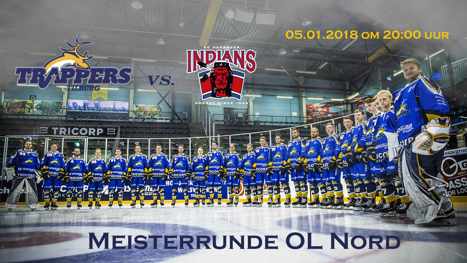 Voorbeschouwing (MR): Tilburg Trappers vs. EC Hannover Indians