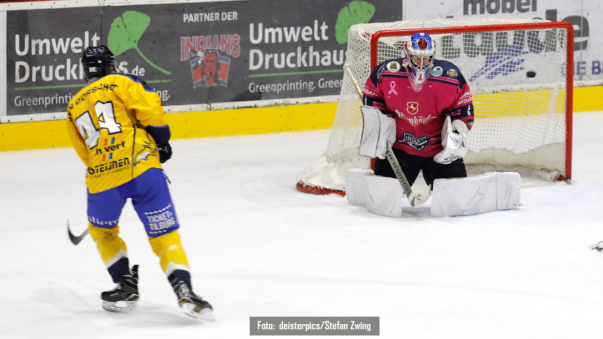 Hannover Indians vs. Tilburg Trappers (6-5 OT)