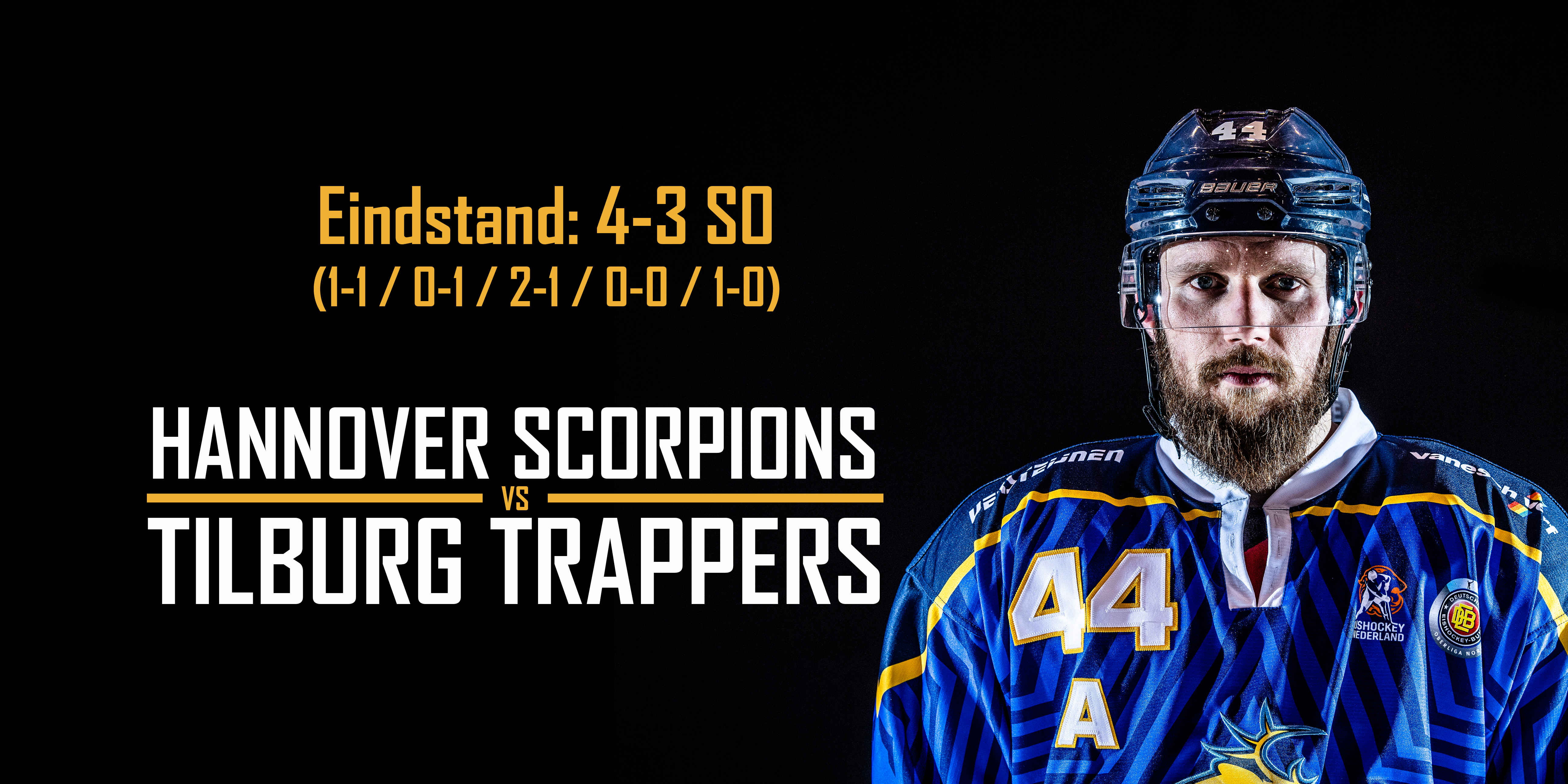 Hannover Scorpions vs. Tilburg Trappers (4-3 SO)