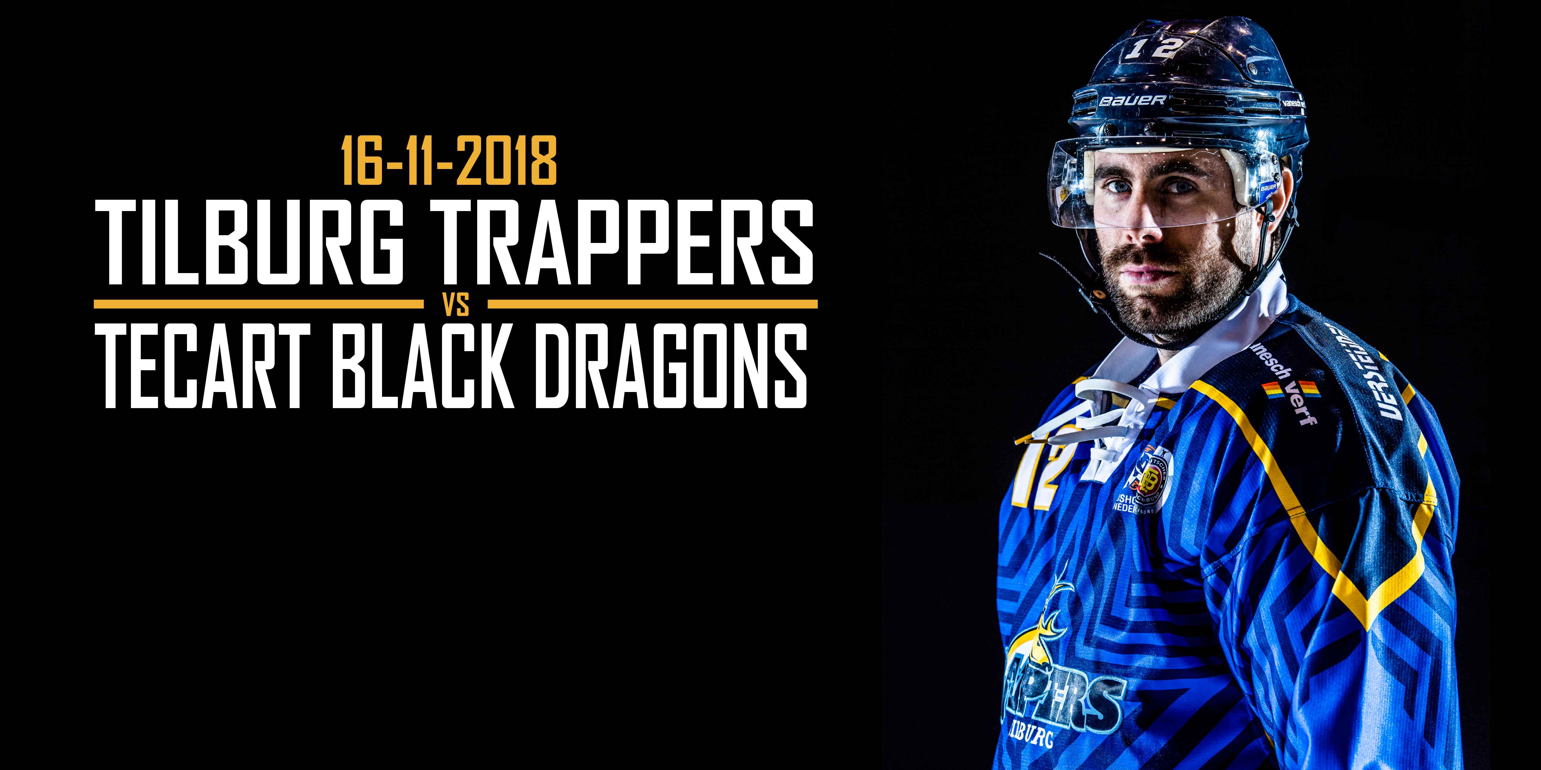 Voorbeschouwing: Tilburg Trappers vs. TecArt Black Dragons