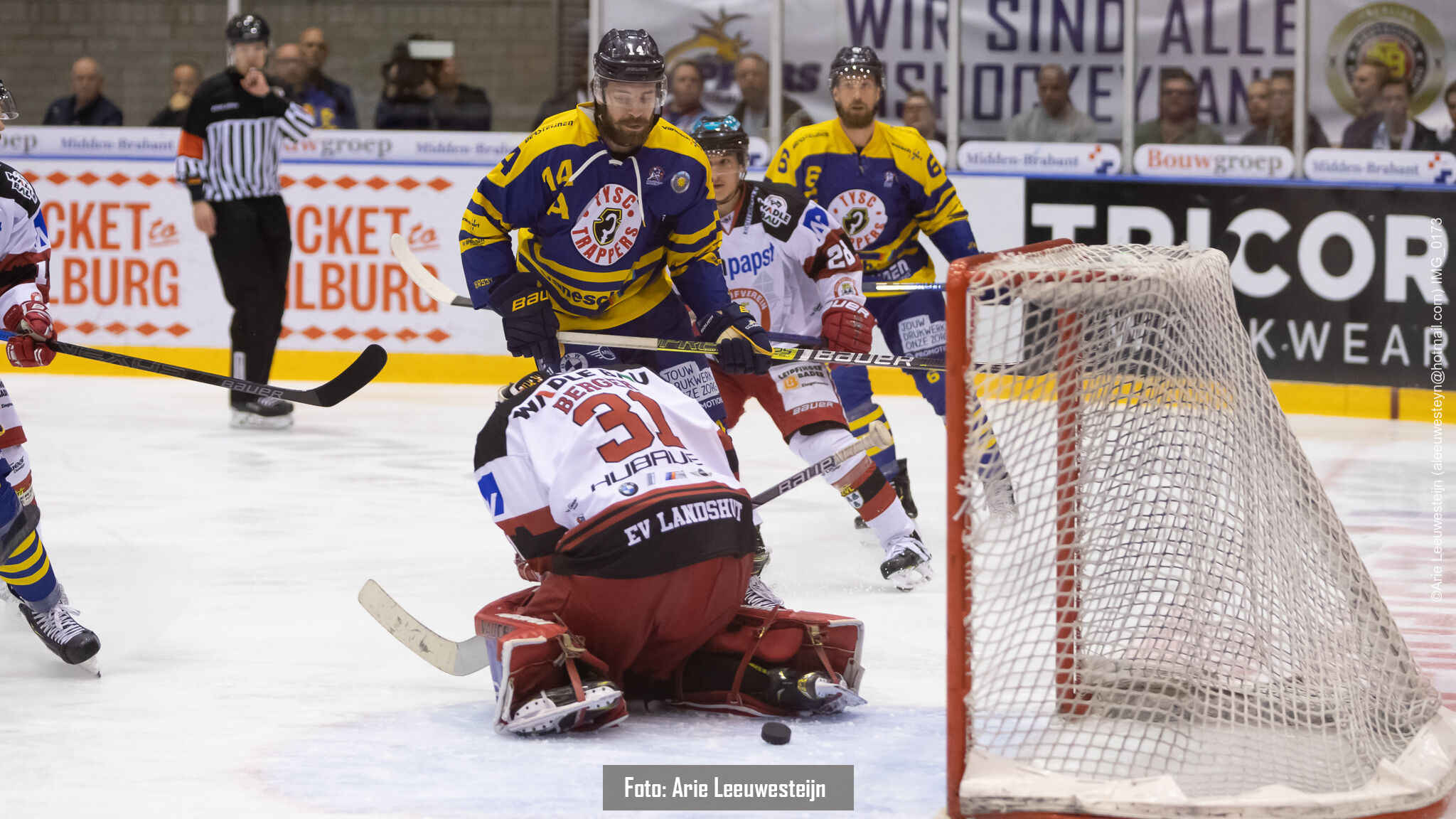 Tilburg Trappers vs. EV Landshut (2-3)