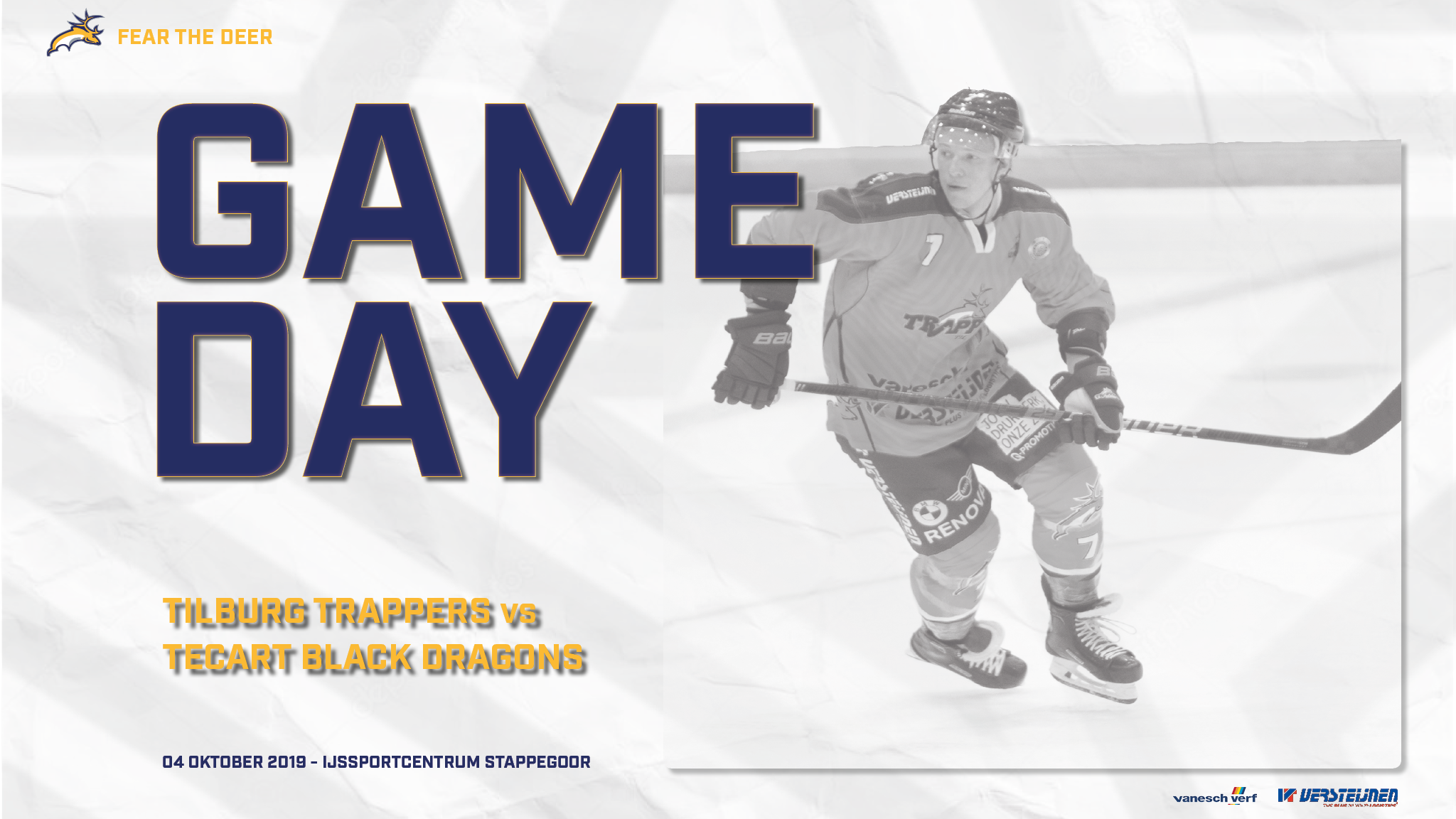 GAMEDAY:  Tilburg Trappers vs. TecArt Black Dragons