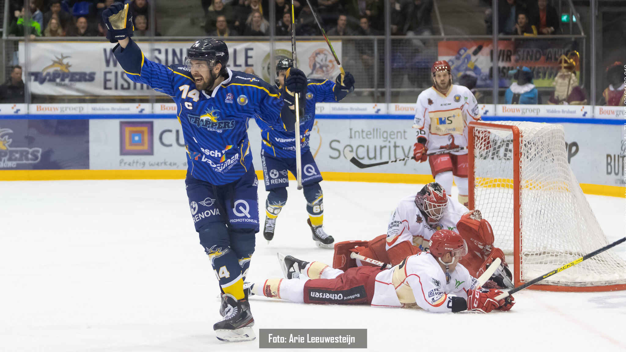 Trappers verslaat Scorpions in eigen huis met 7-1