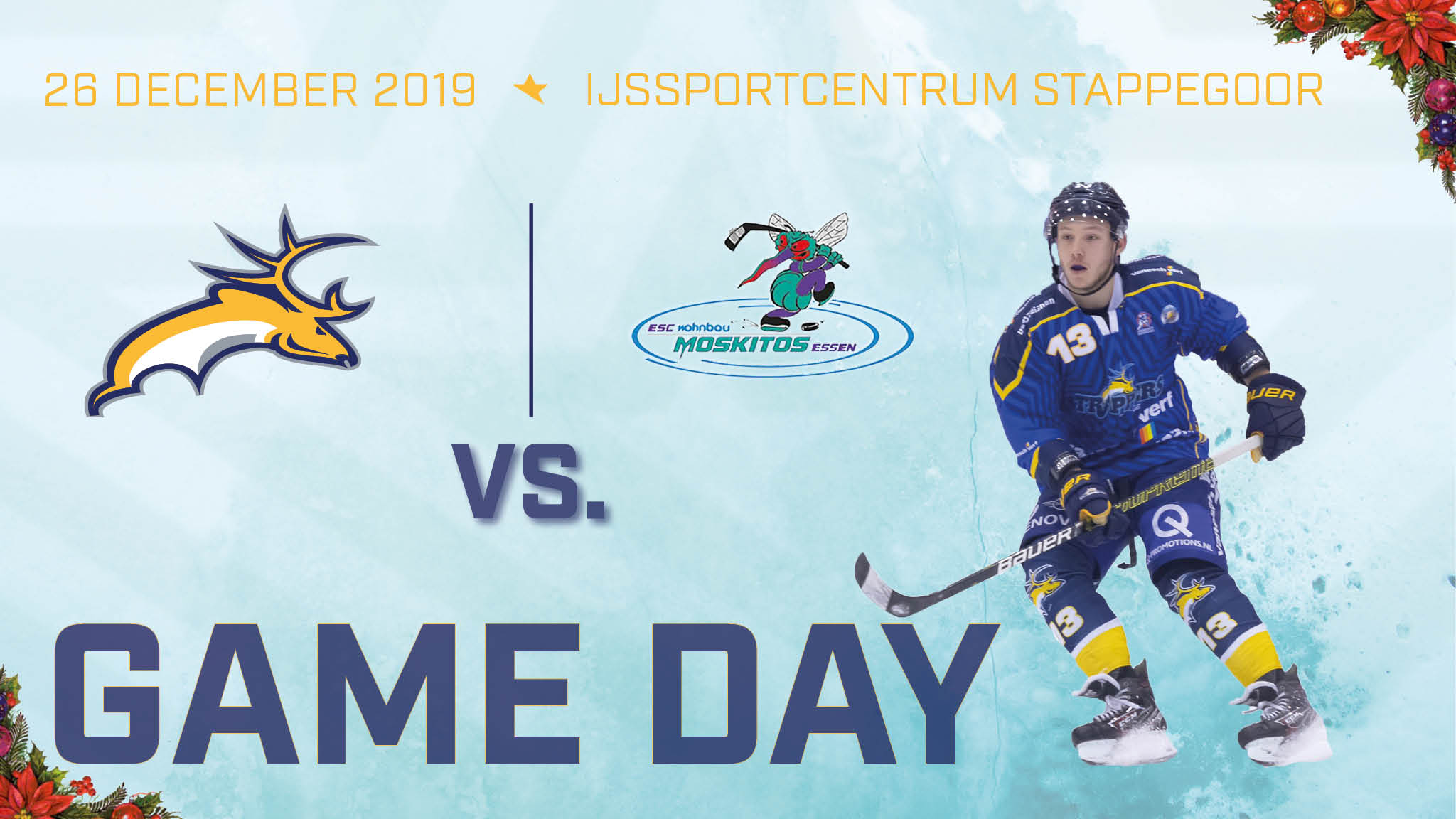 GAMEDAY: Tilburg Trappers vs Moskitos Essen