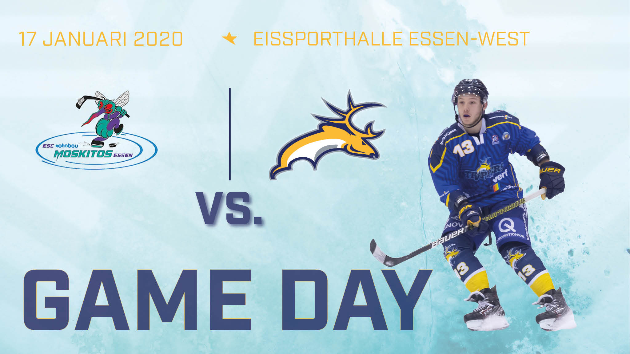 GAMEDAY: ESC Wohnbau Moskitos Essen vs. Tilburg Trappers