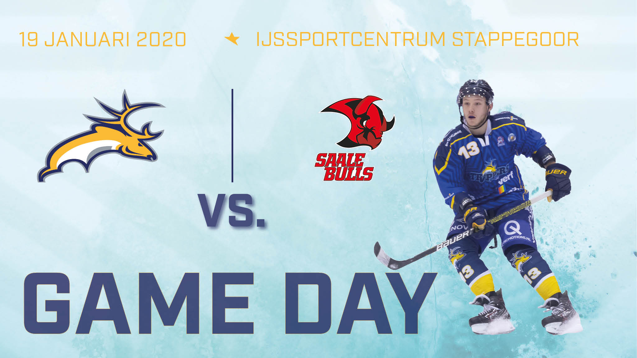 GAMEDAY: Tilburg Trappers vs. Saale Bulls Halle