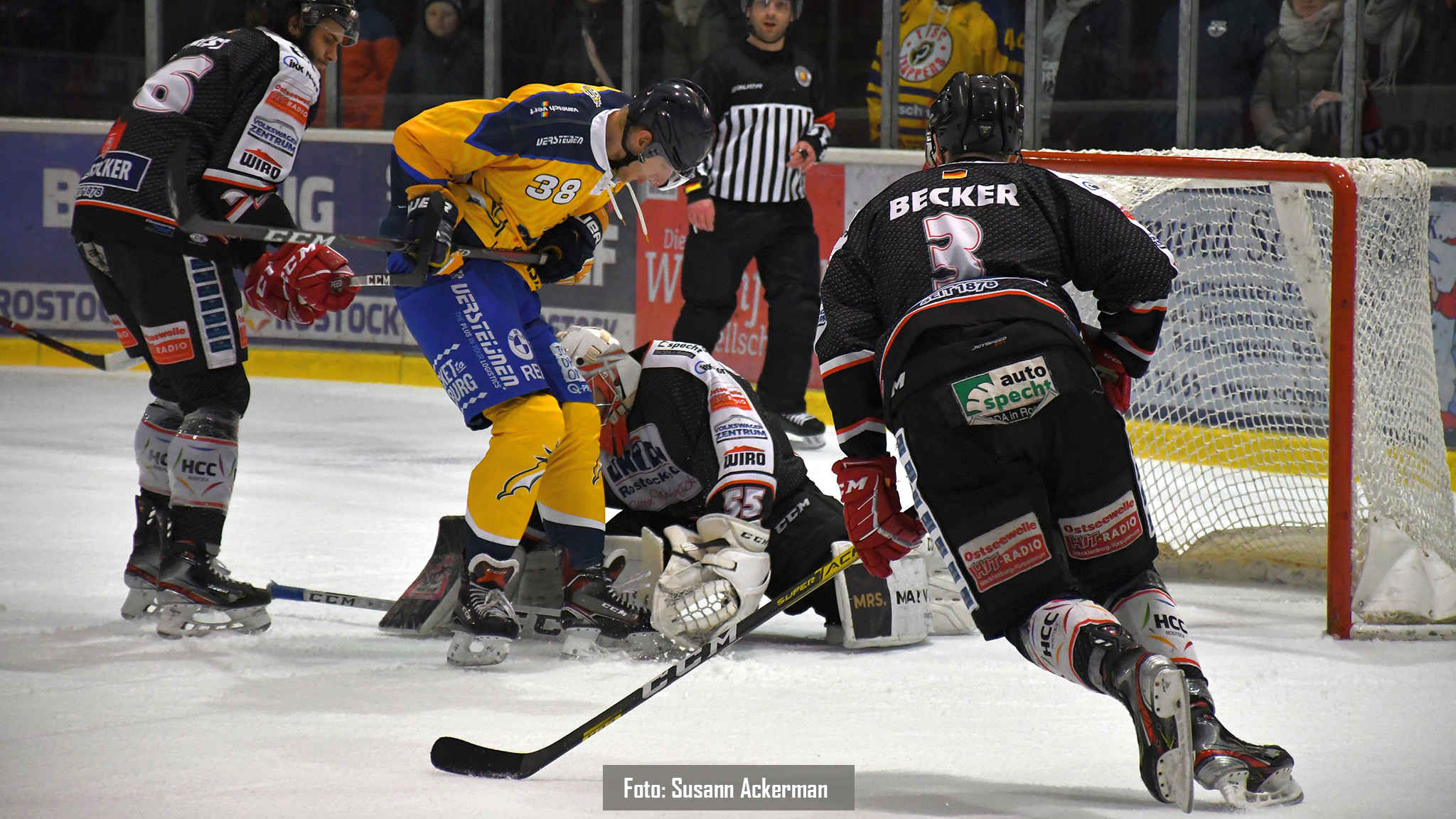 Rostock Piranhas vs. Tilburg Trappers (4-3)