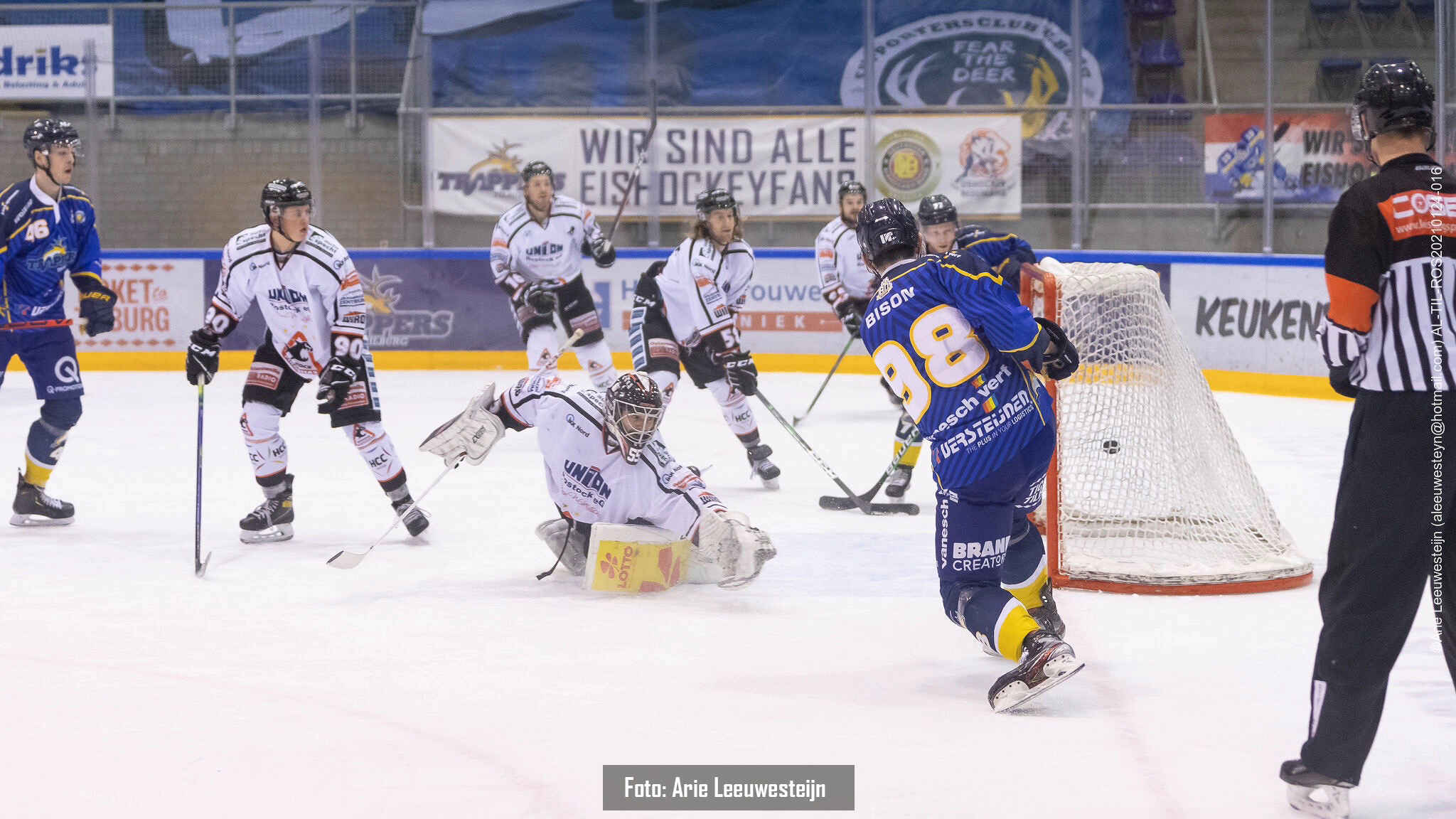 Tilburg Trappers vs. Rostock Piranhas (7-2)