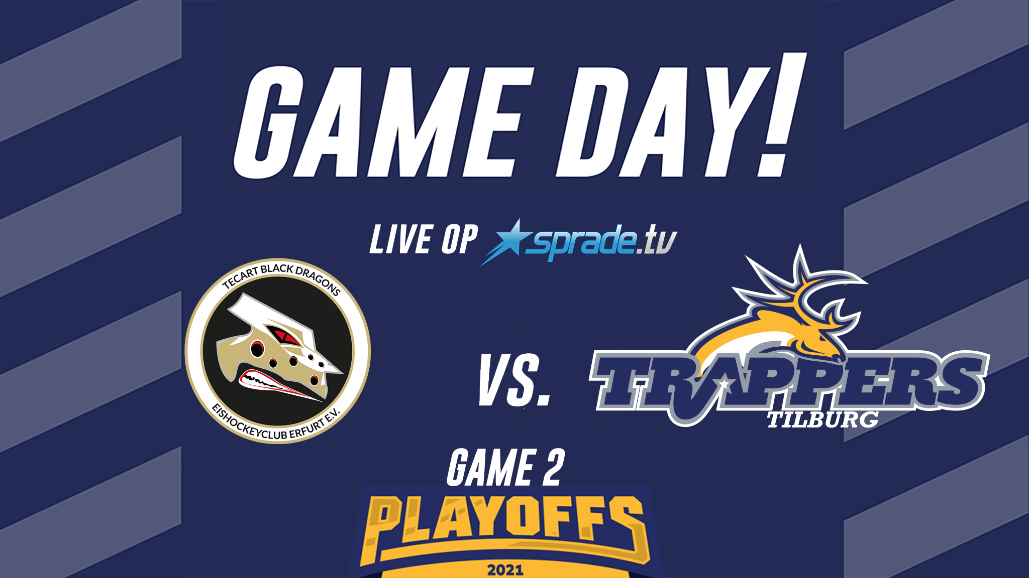 GAMEDAY: Tilburg Trappers vs. TecArt Black Dragons (GAME 2 – Play-offs)