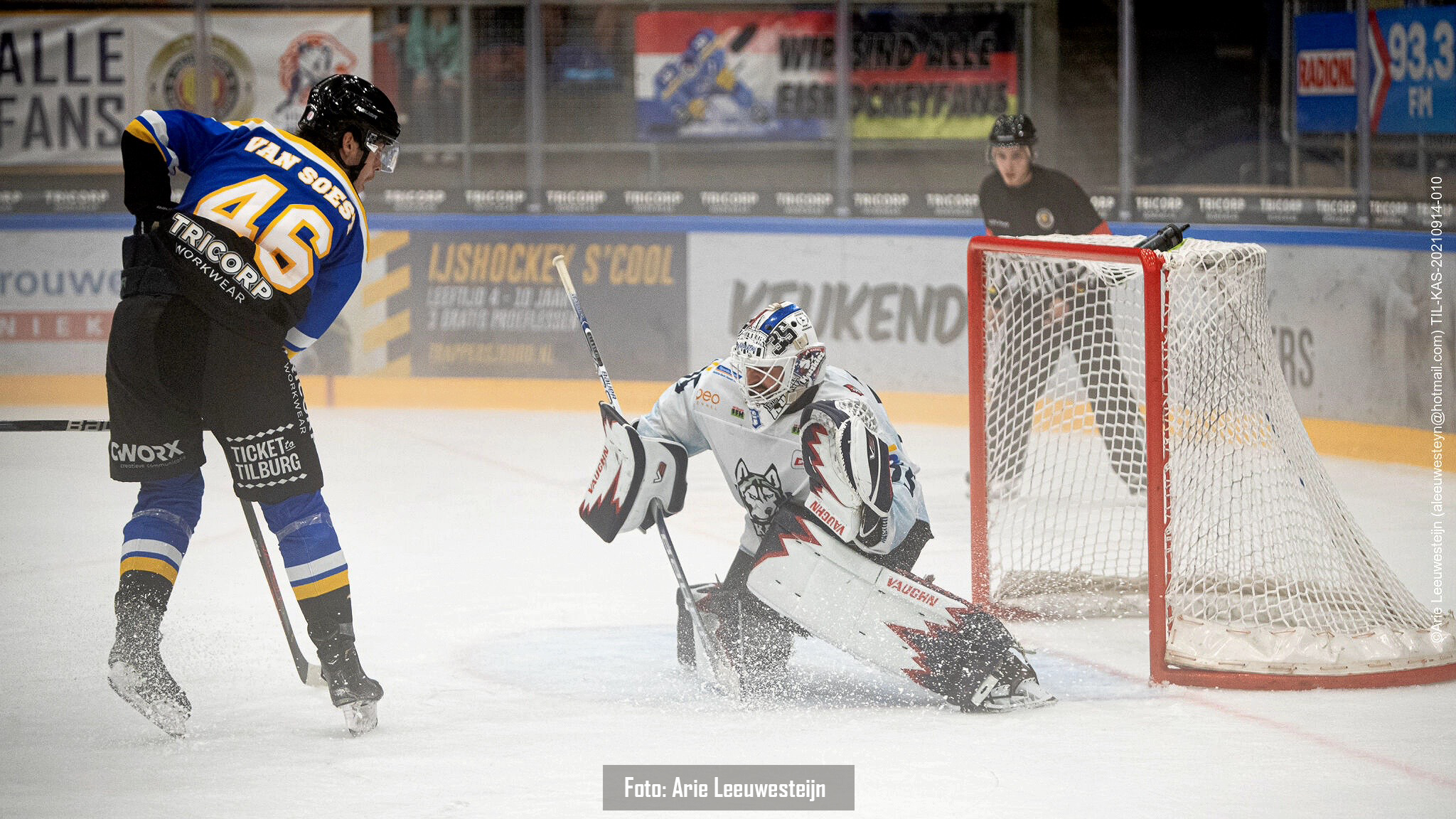 Oefenwedstrijd: Tilburg Trappers vs. EC Kassel Huskies (4-7)