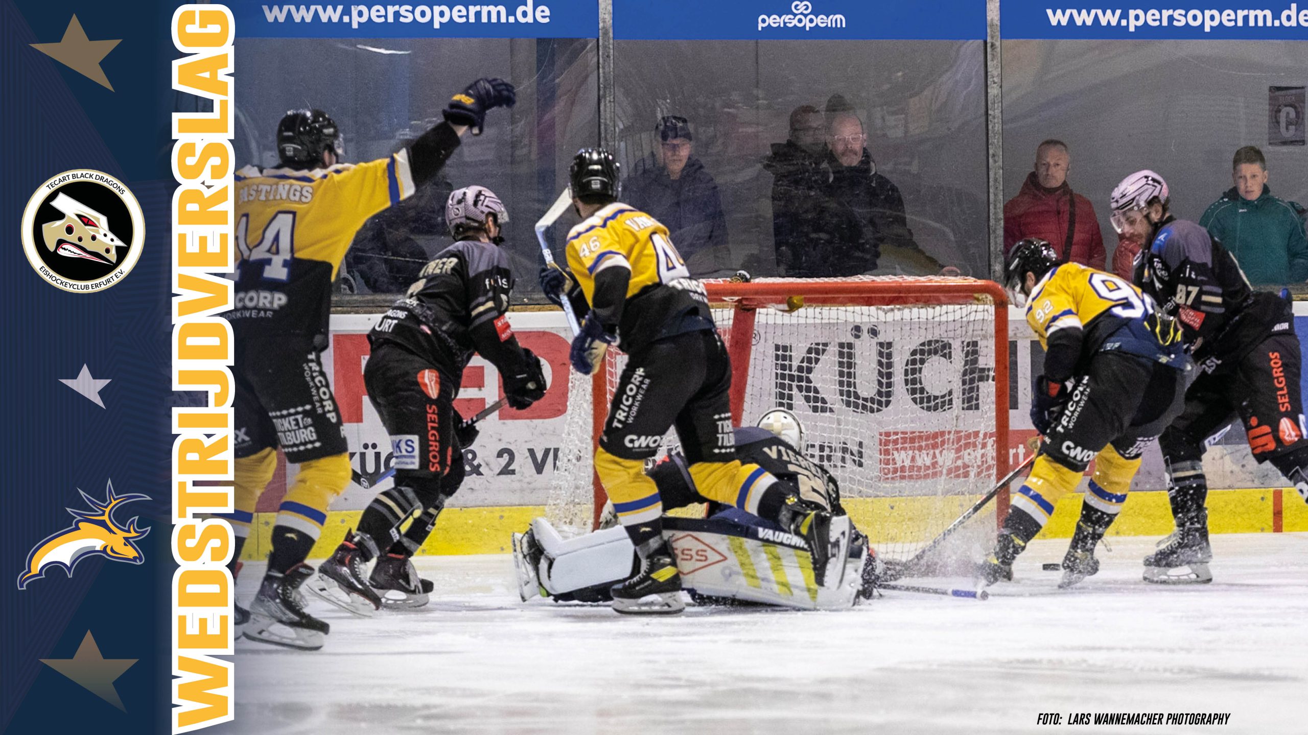 TecArt Black Dragons vs. Tilburg Trappers (2-3)