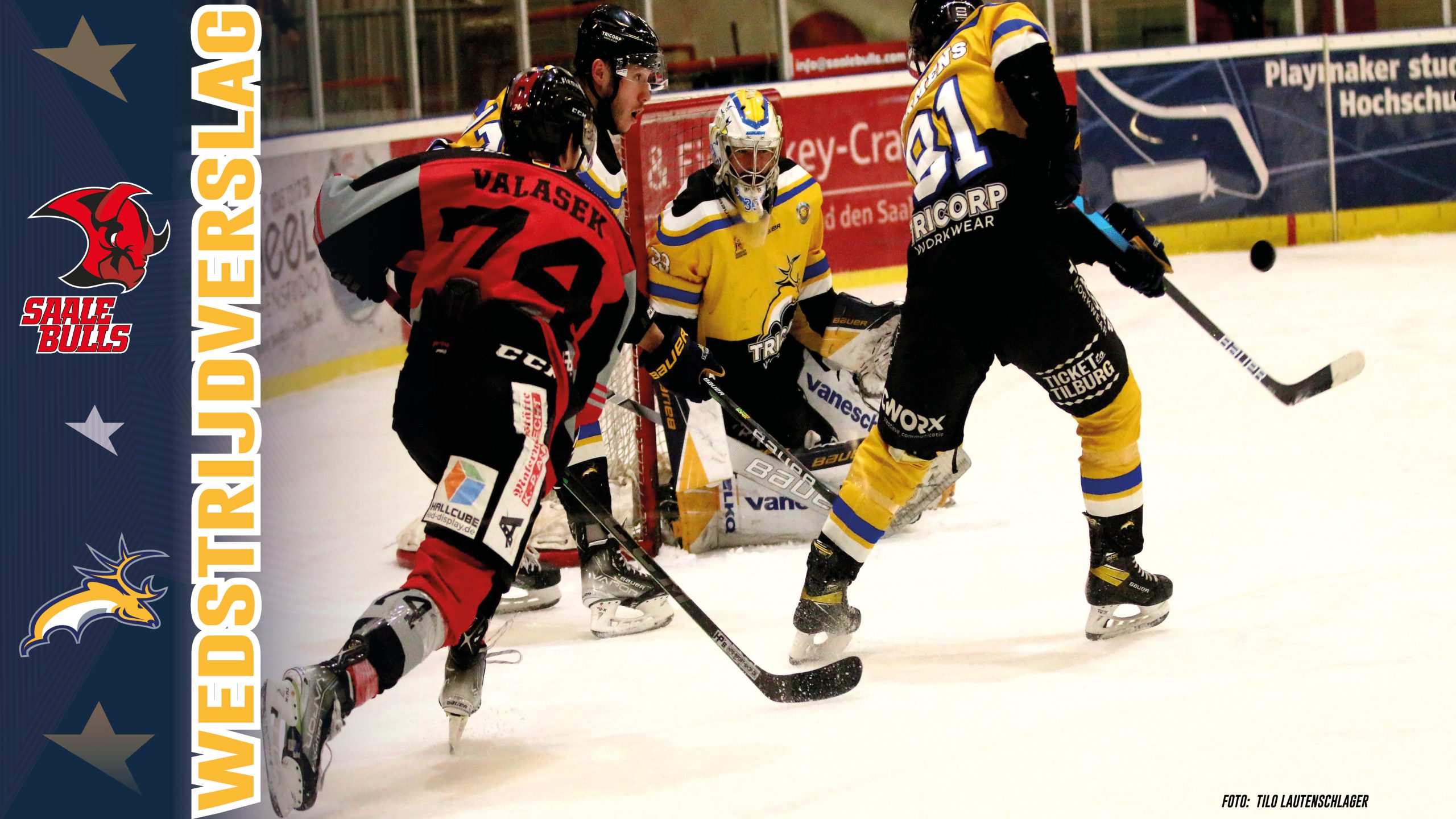 Saale Bulls Halle vs. Tilburg Trappers (4-3 SO)