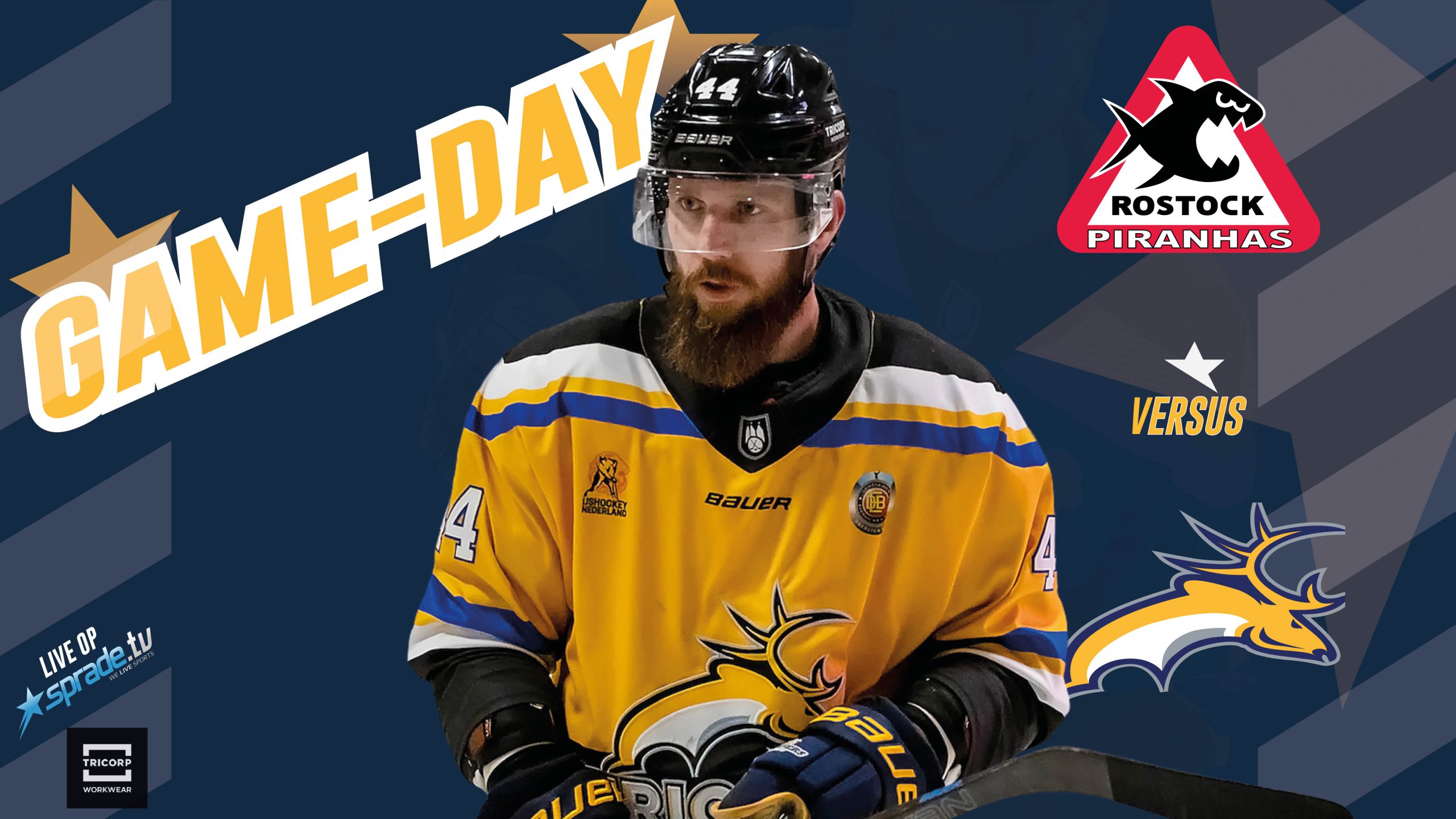 GAMEDAY: Rostock Piranhas vs. Tilburg Trappers