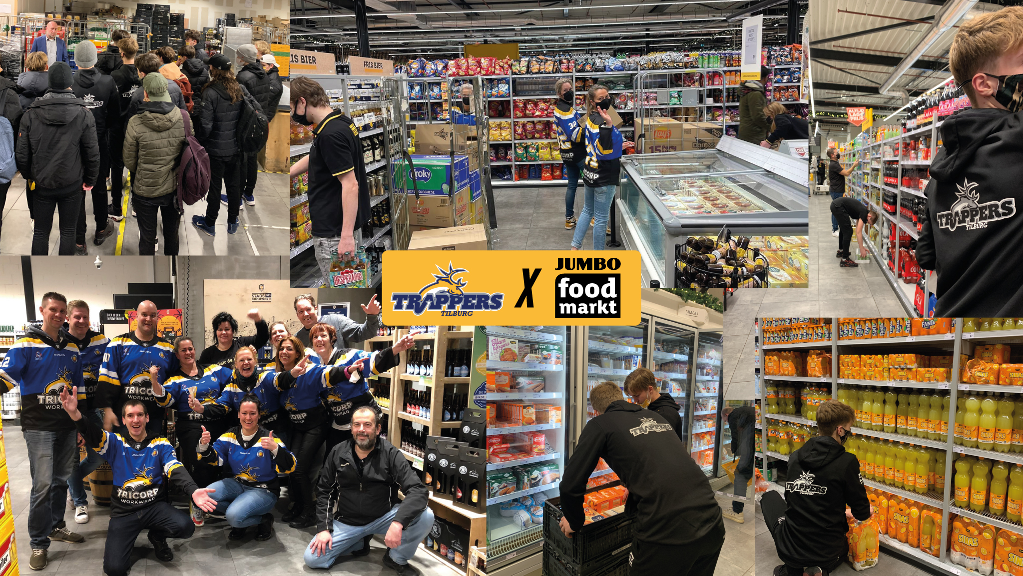 Tilburg Trappers en Jumbo Foodmarkt slaan handen ineen