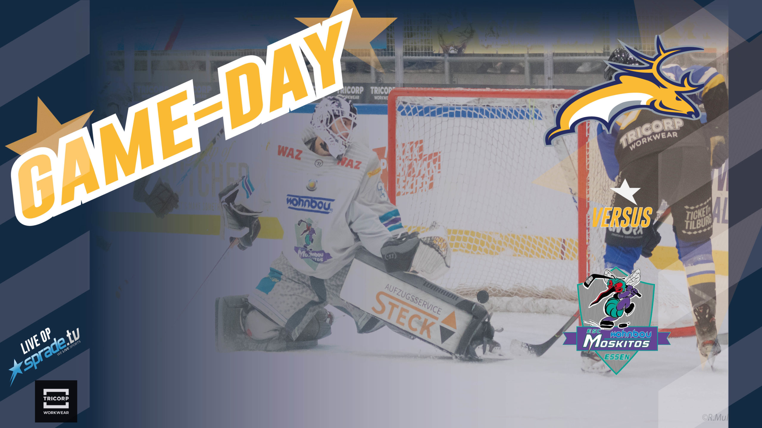 Gameday: Tilburg Trappers vs. Moskitos Essen