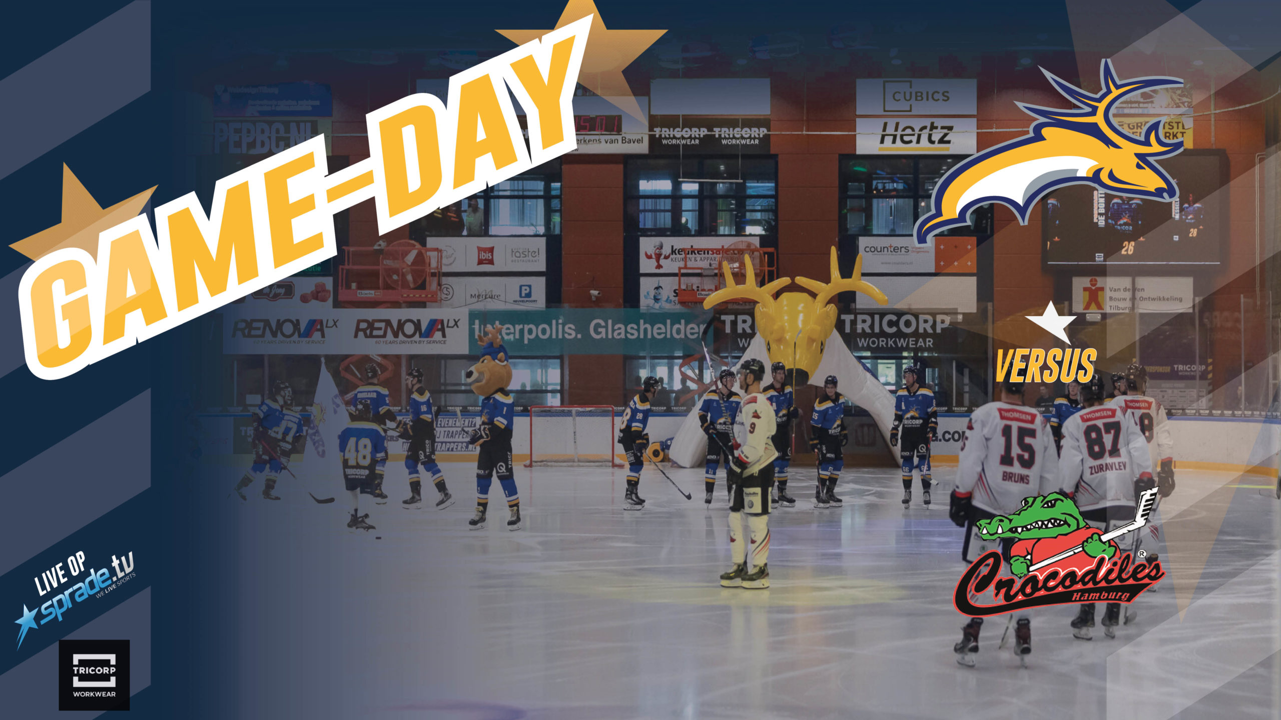 GAMEDAY: Tilburg Trappers vs. Crocodiles Hamburg