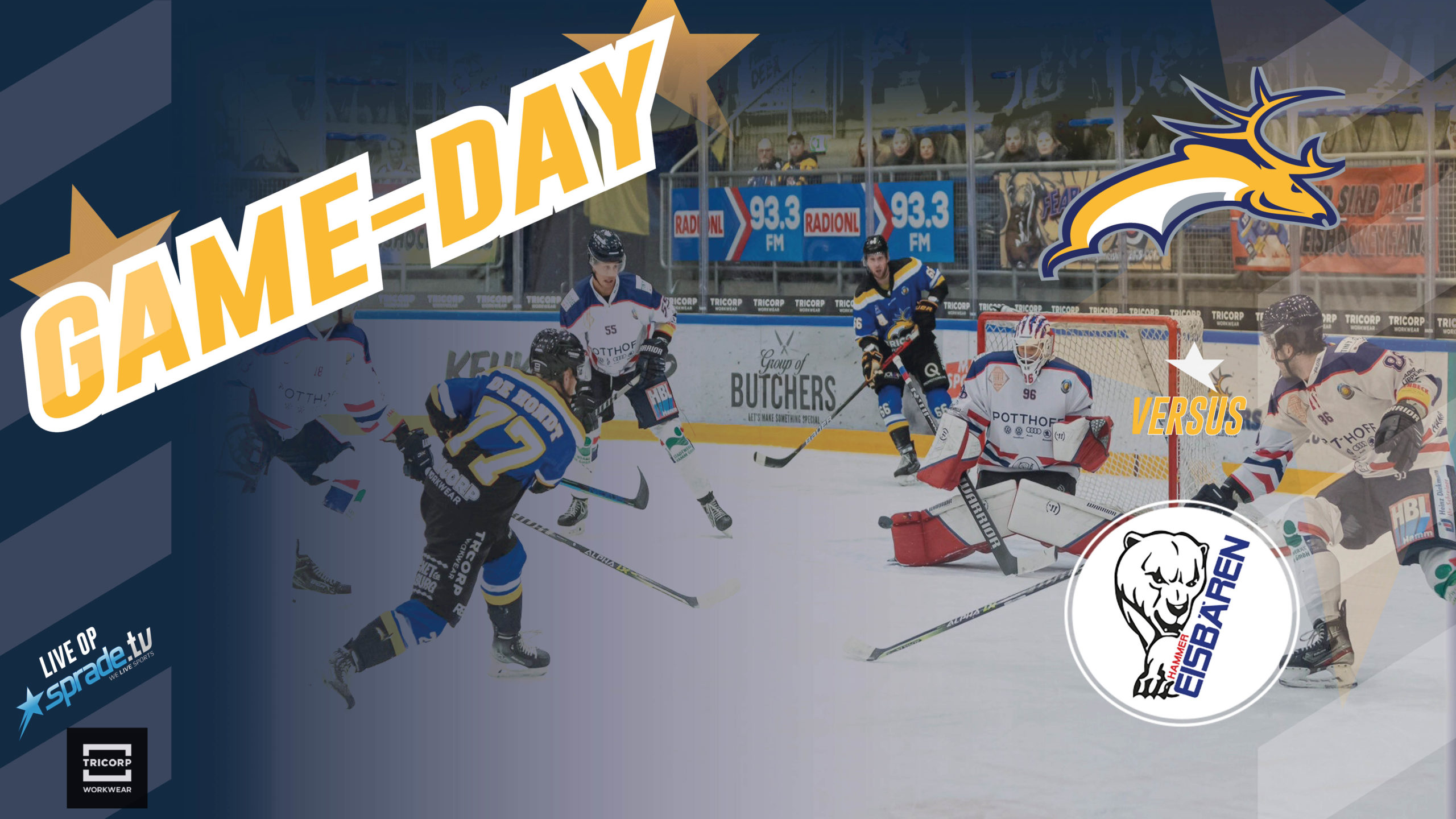 GAMEDAY: Tilburg Trappers vs. Hammer Eisbären