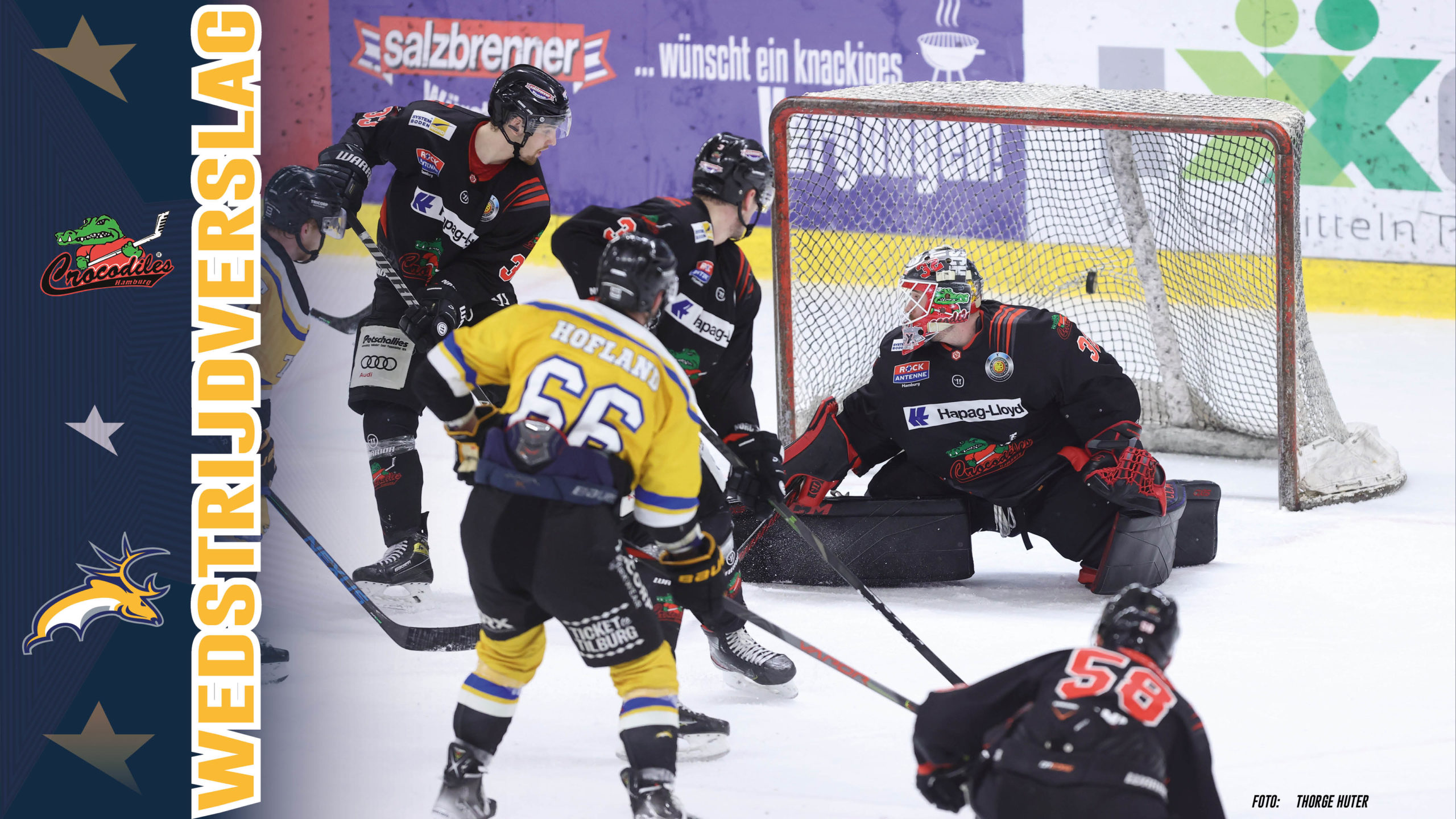 Crocodiles Hamburg vs. Tilburg Trappers (2-3 OT)