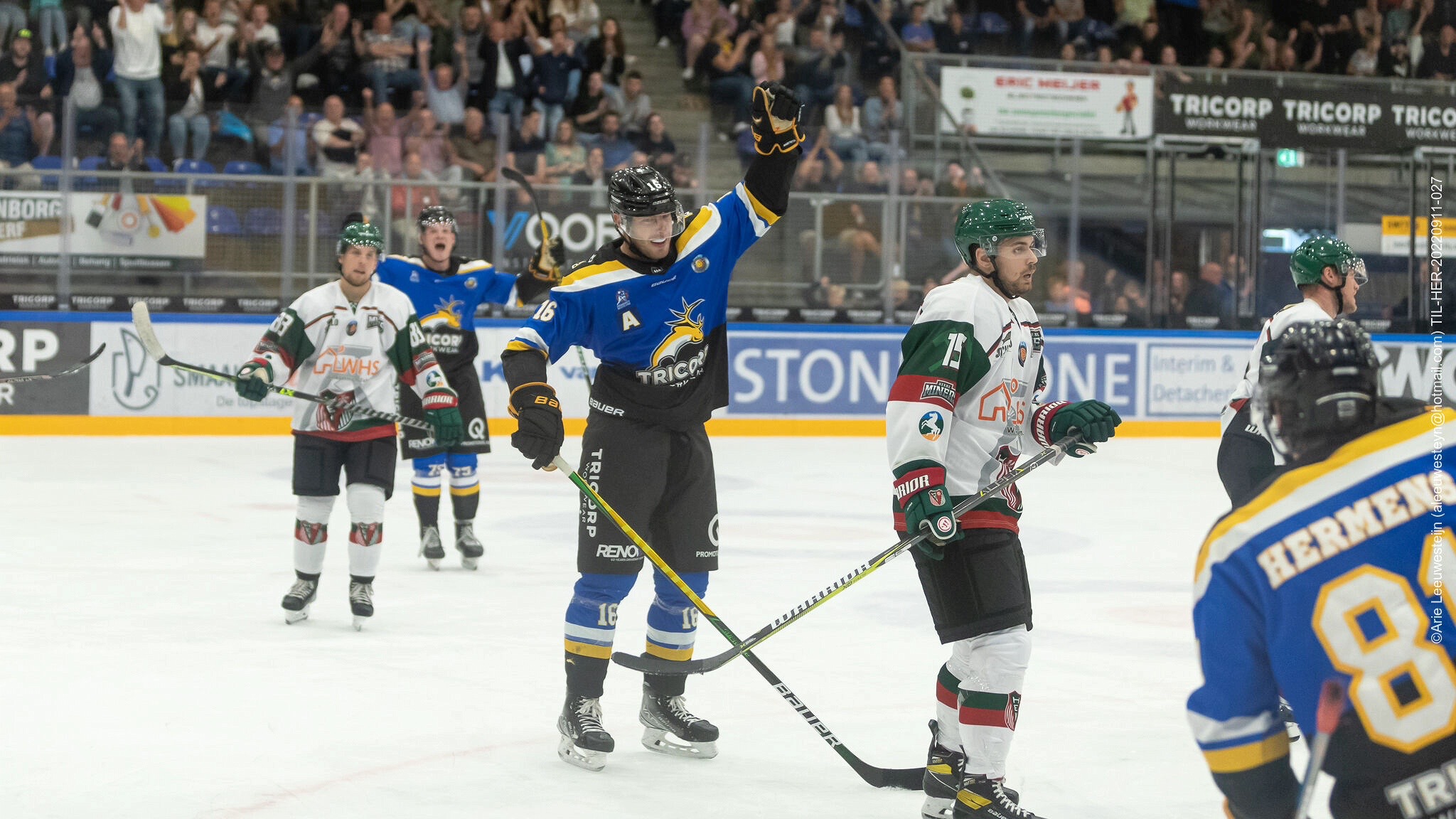 Tilburg Trappers vs. Herner EV Miners (2-3 OT)