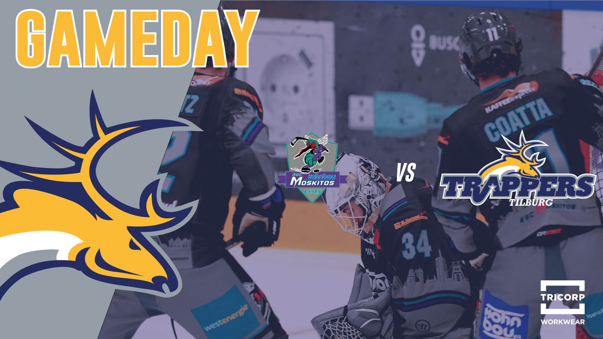 GAMEDAY: ESC Wohnbau Moskitos Essen vs. Tilburg Trappers