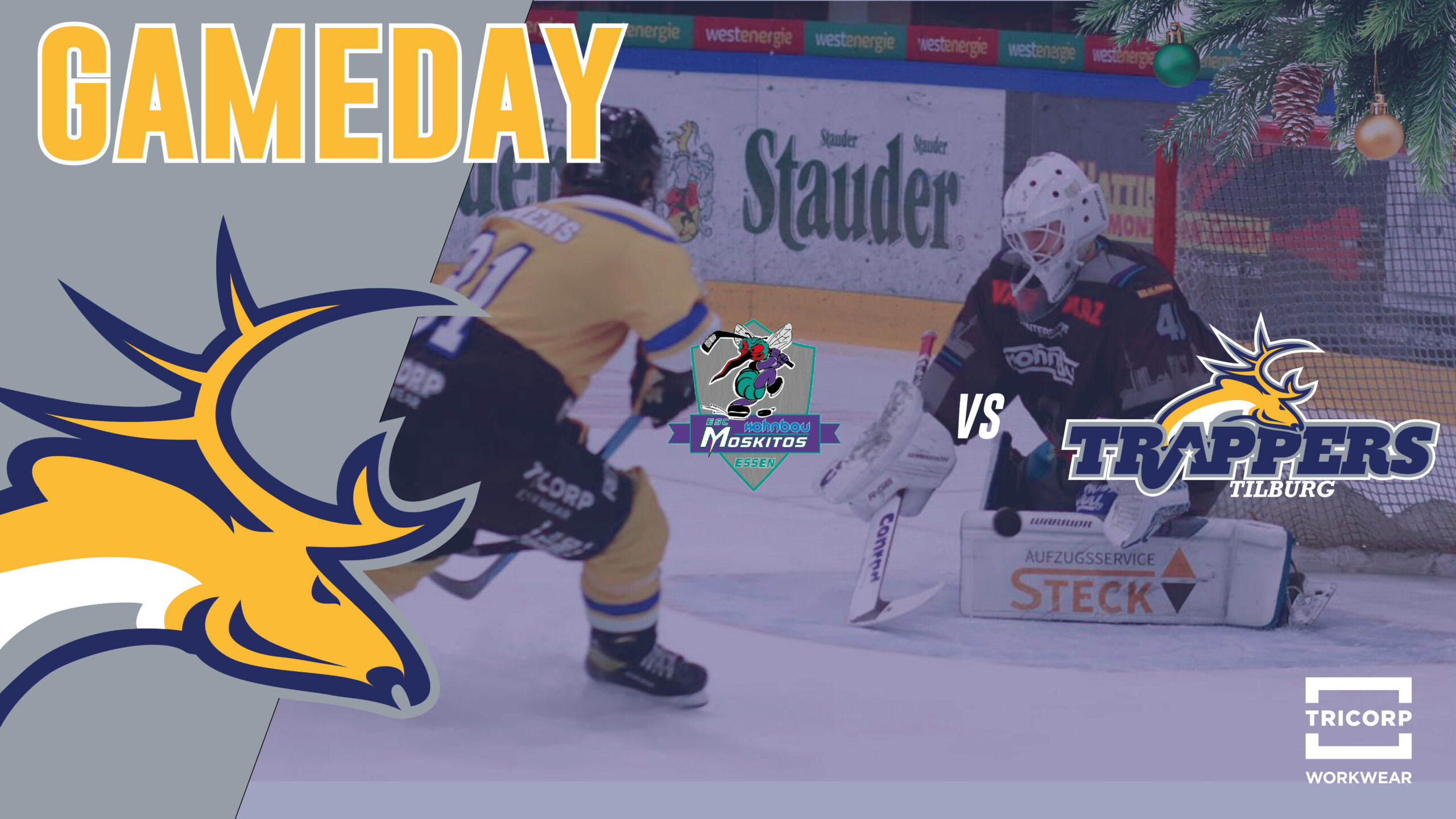 GAMEDAY: ESC Wohnbau Moskitos Essen vs. Tilburg Trappers