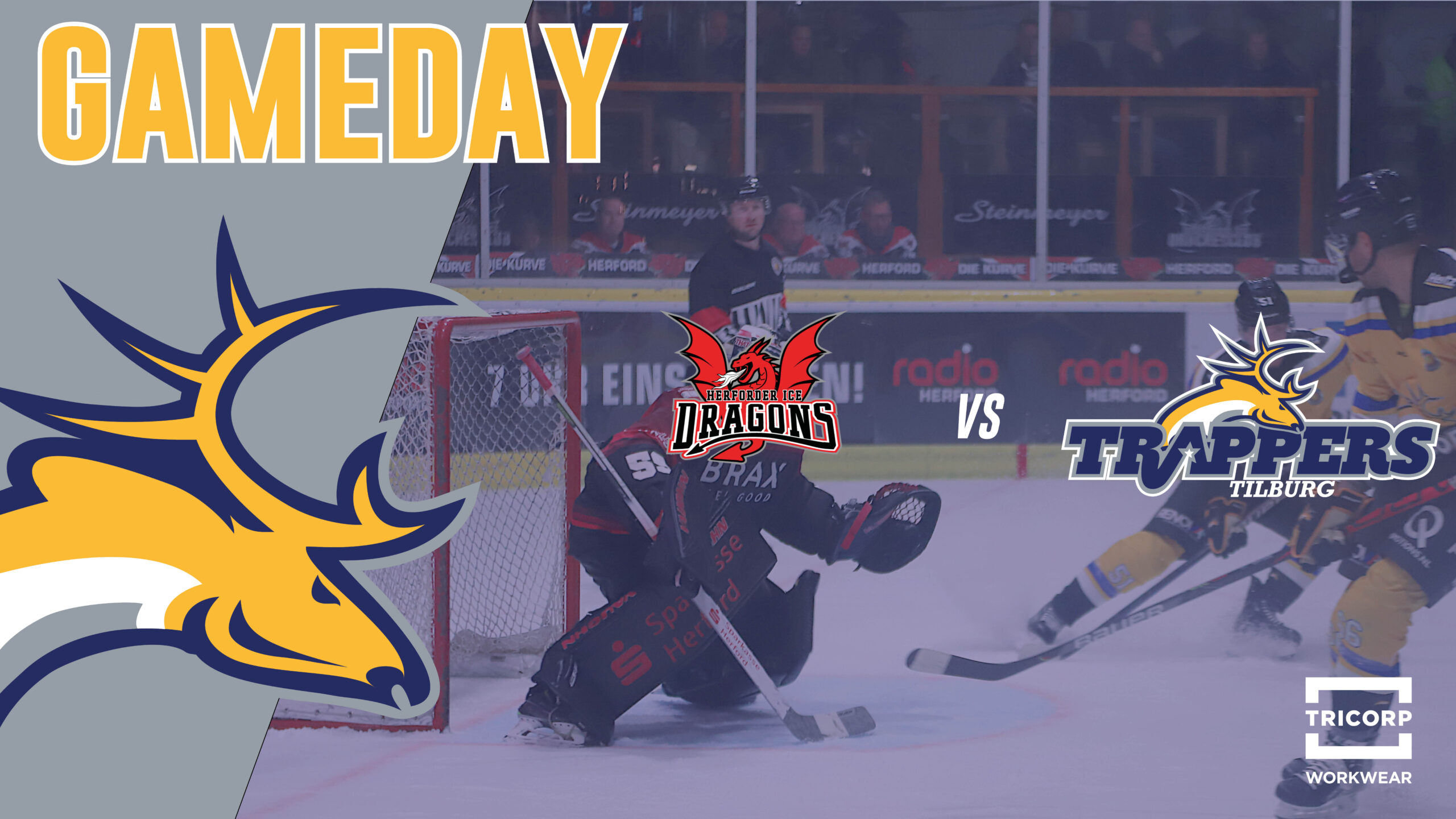 GAMEDAY: Herforder EV vs. Tilburg Trappers