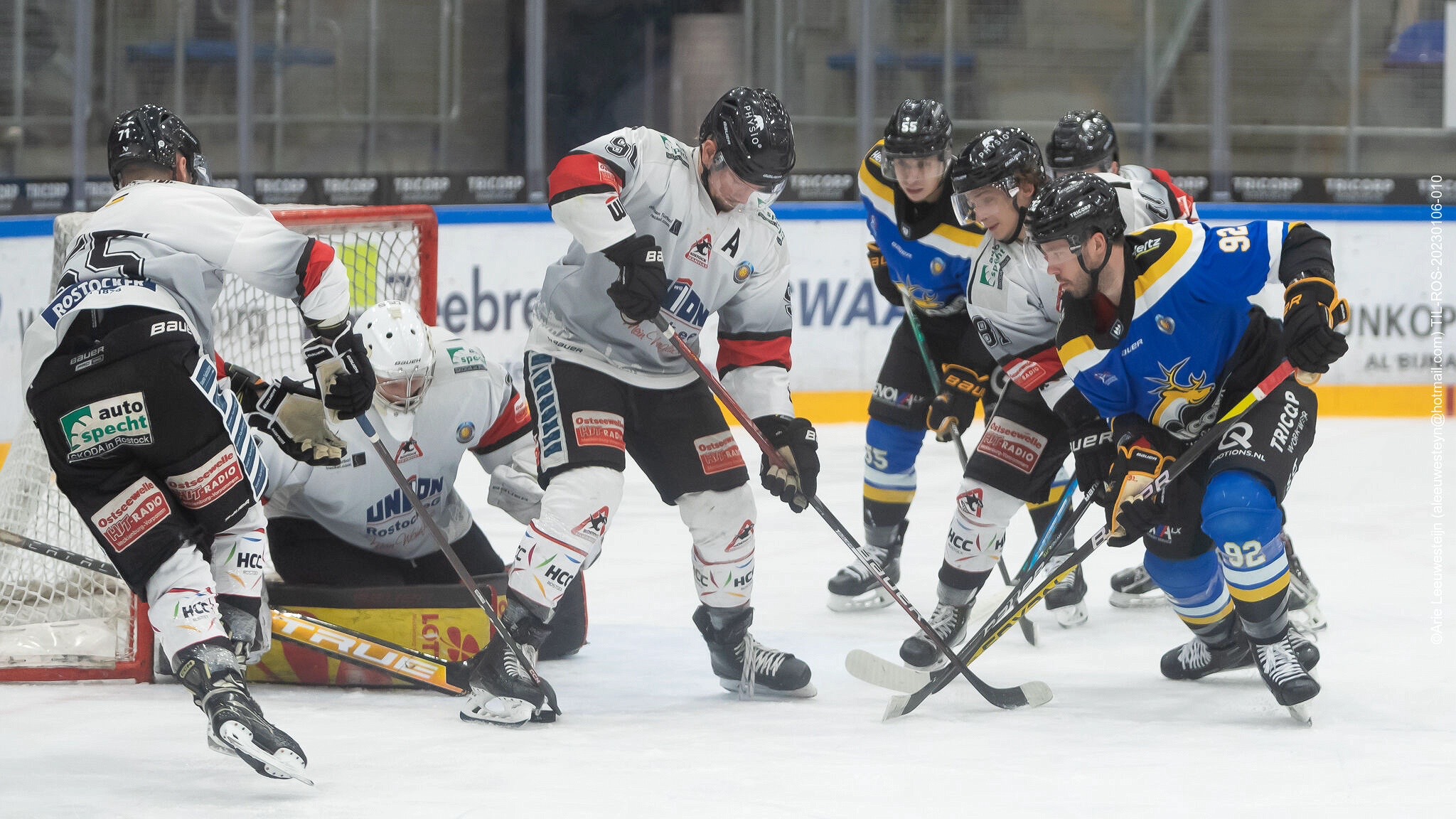 Tilburg Trappers vs. Rostock Piranhas (6-3)