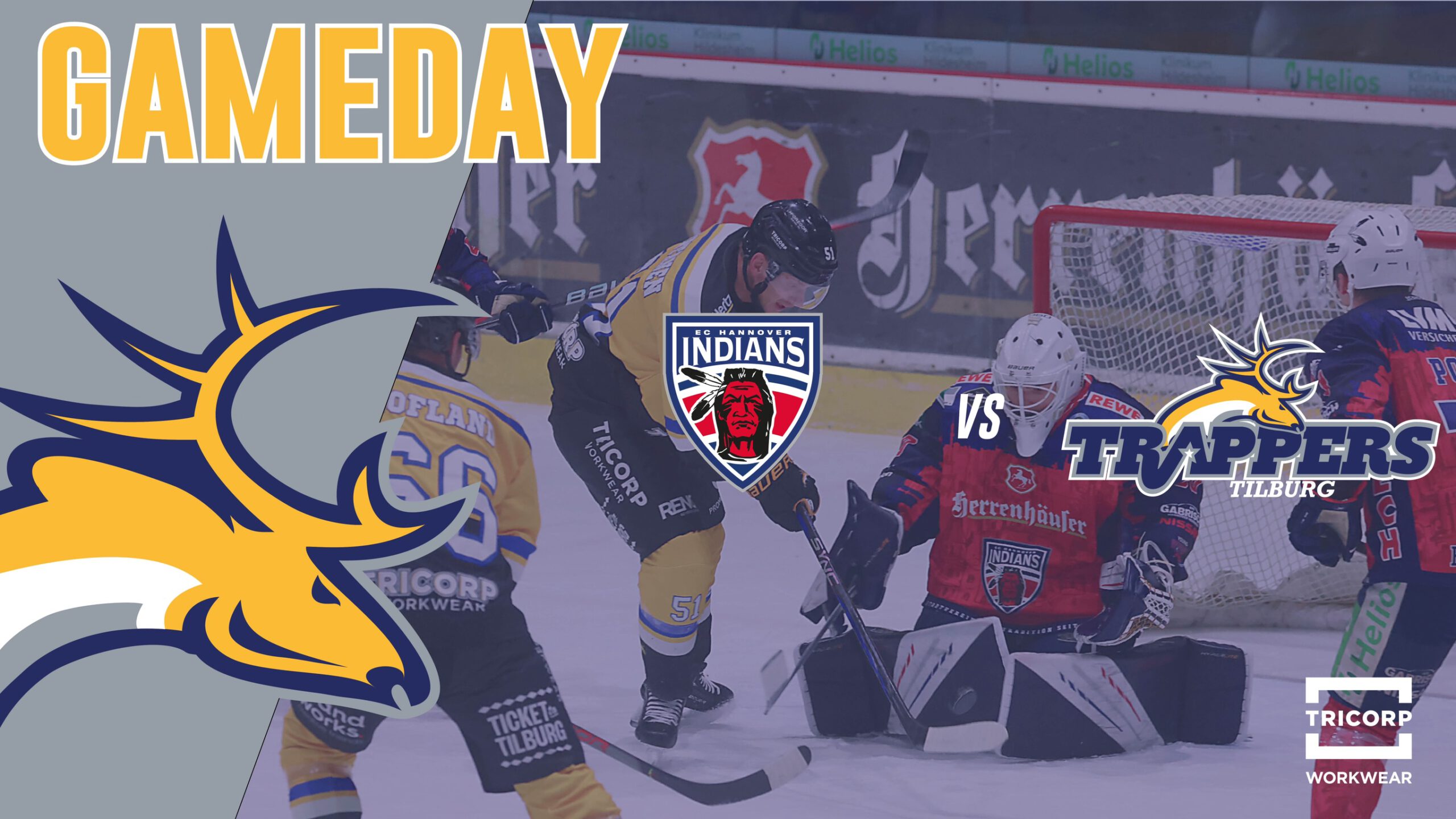 GAMEDAY: Hannover Indians vs. Tilburg Trappers