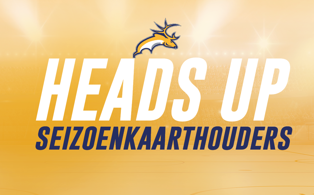 SEIZOENKAARTHOUDERS HEADS UP