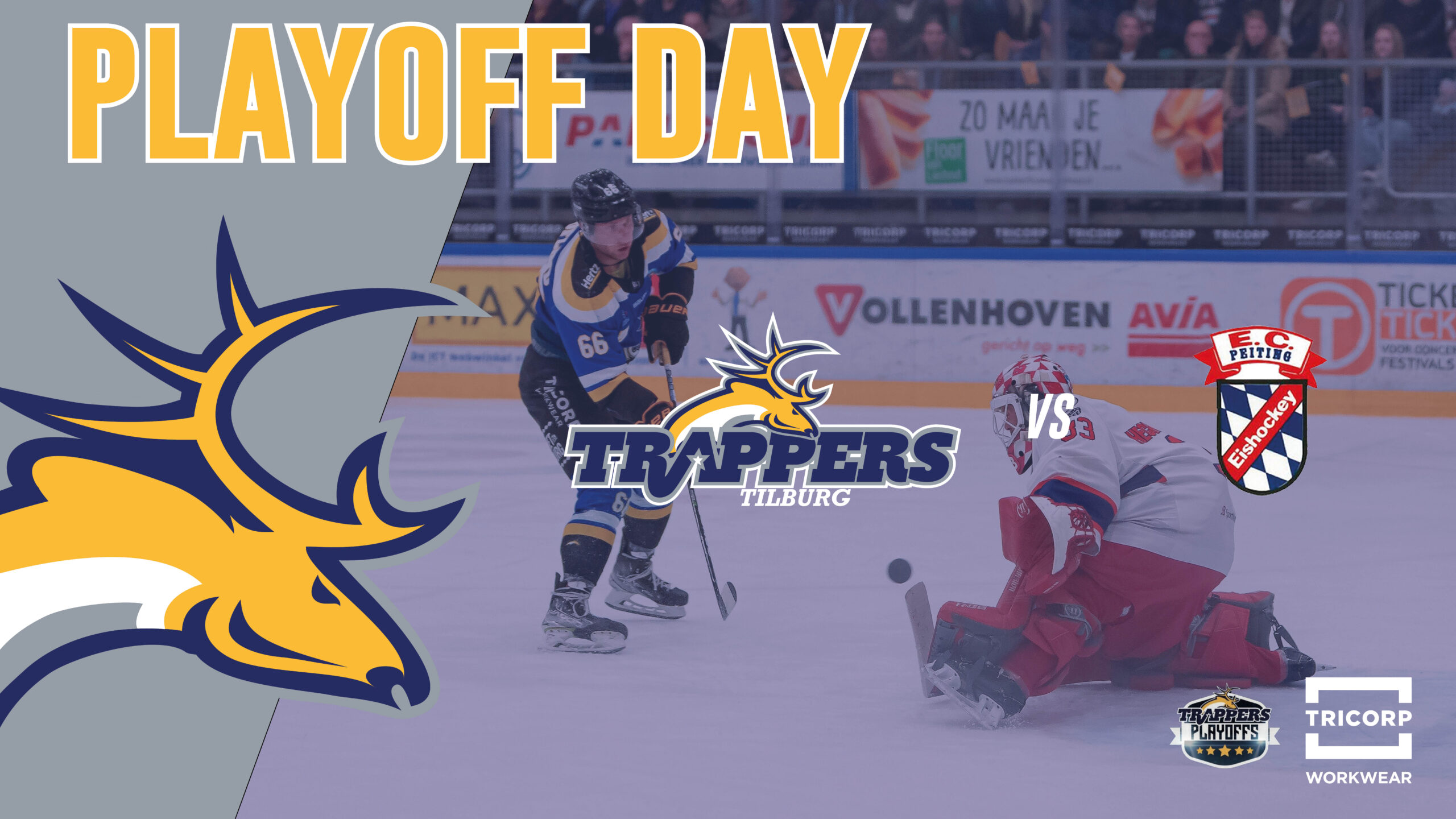 PLAYOFF DAY: Tilburg Trappers vs. EC Peiting