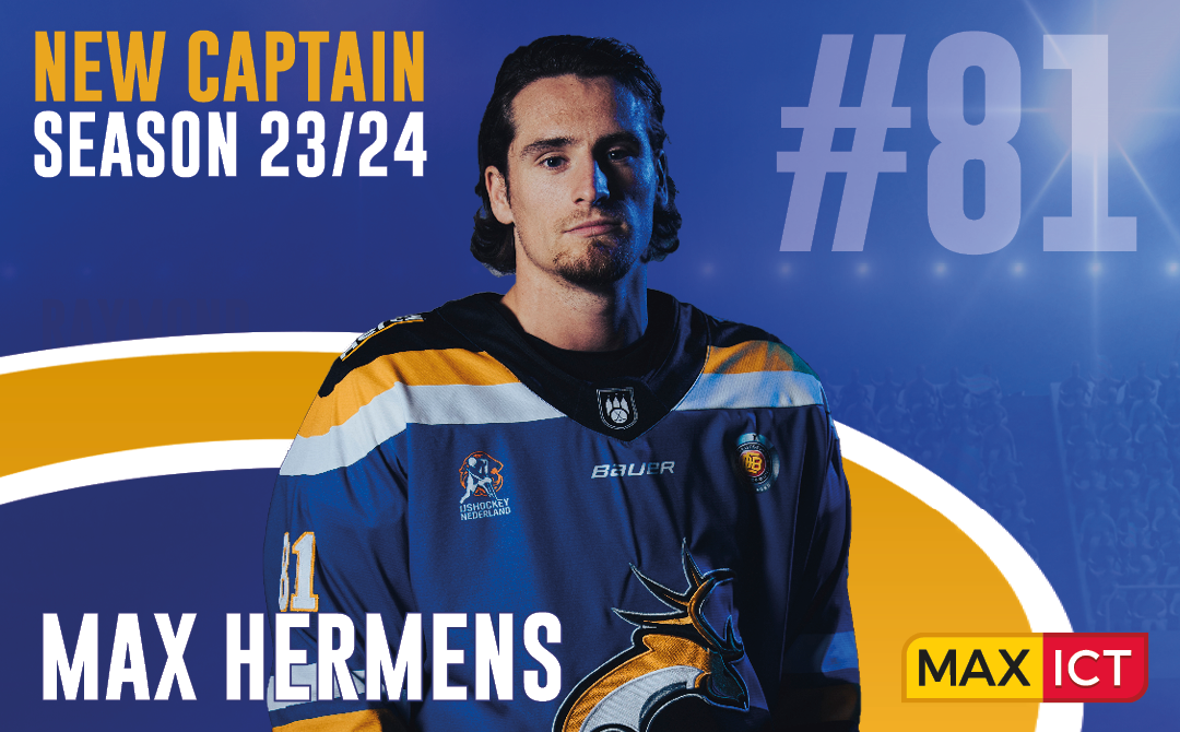 MAX HERMENS NIEUWE CAPTAIN TRAPPERS