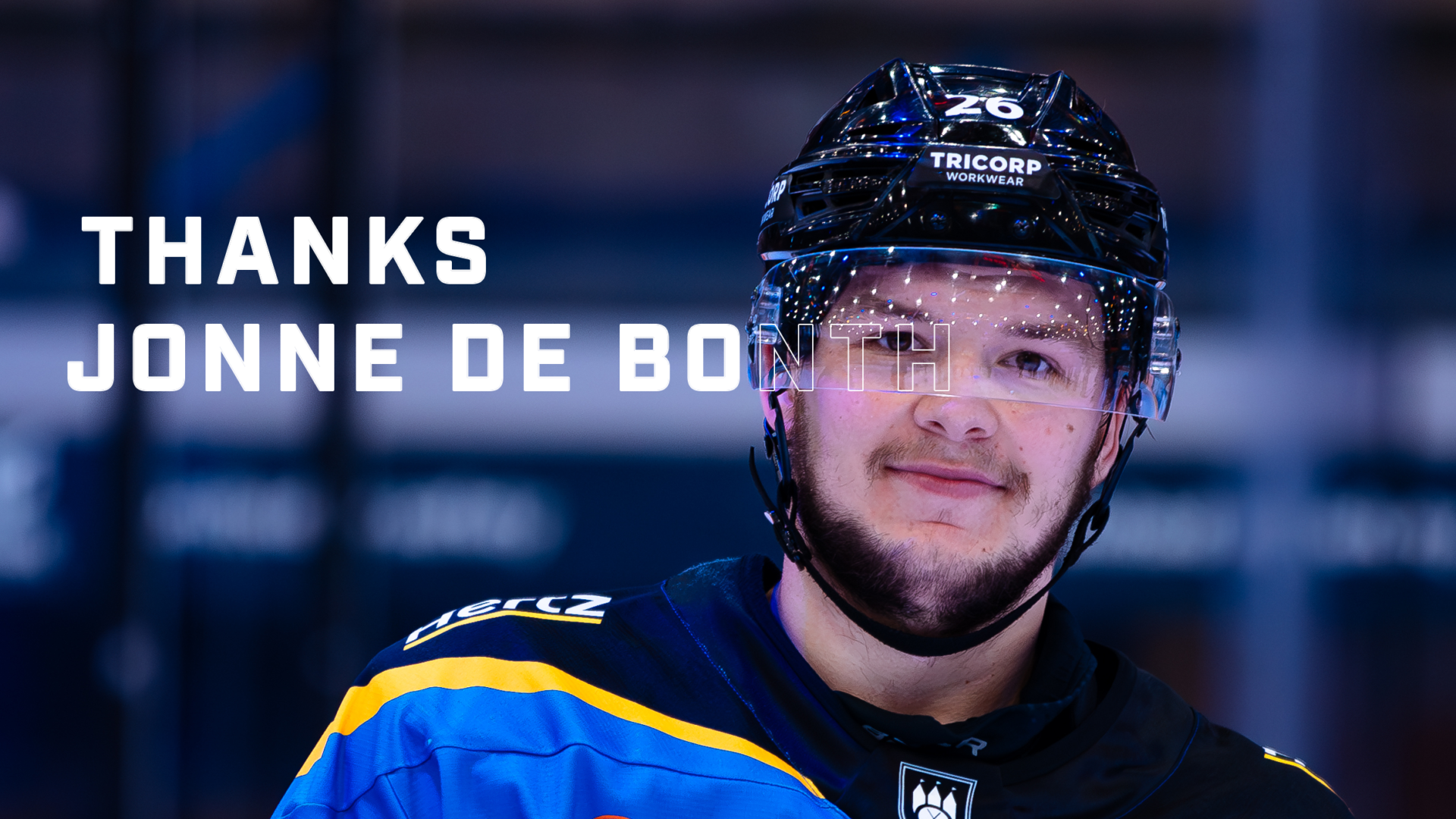 GEEN BLAUWGEEL VOOR JONNE KOMEND SEIZOEN