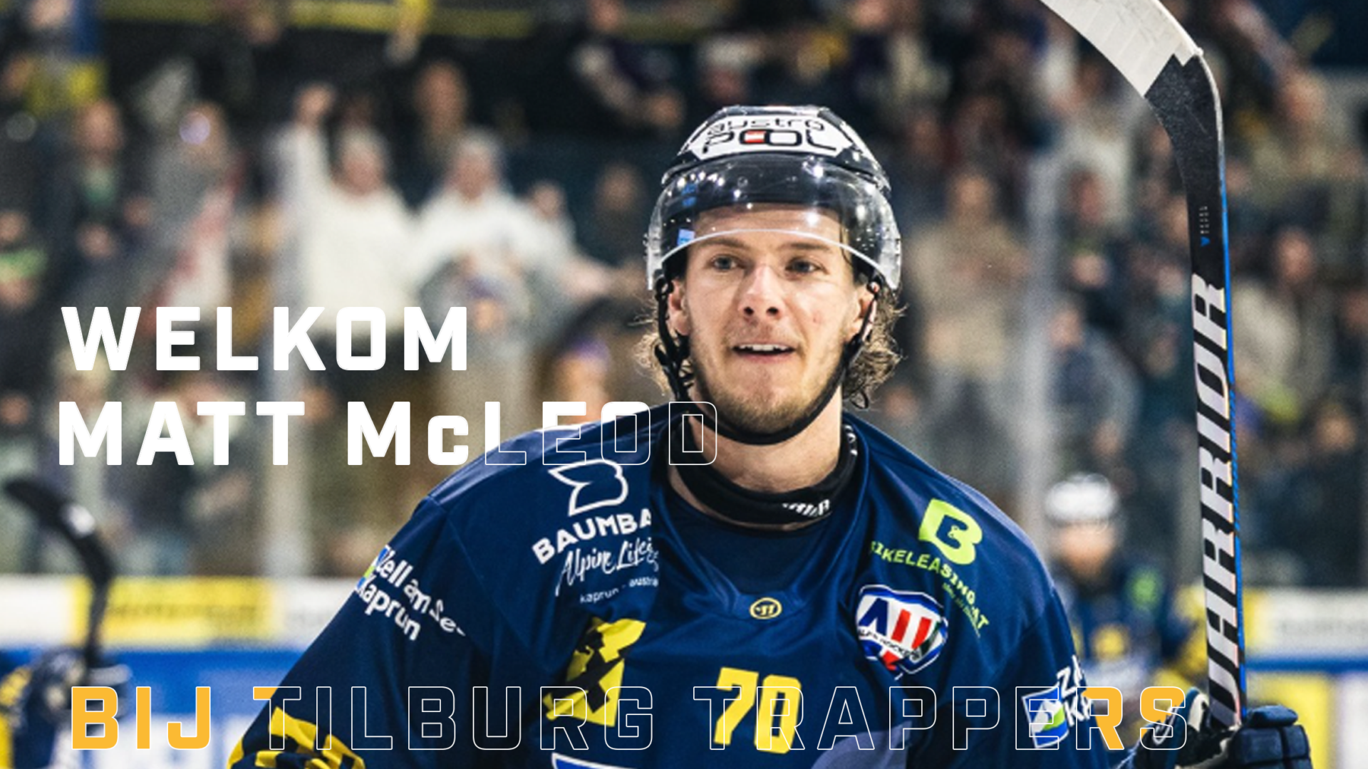 MATT MCLEOD NIEUWE IMPORT TRAPPERS