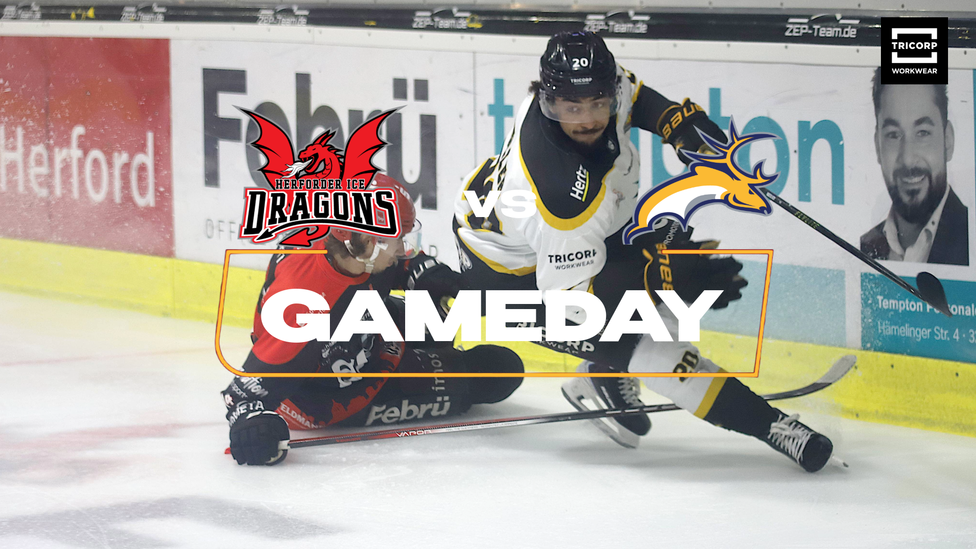 TRAPPERS OP BEZOEK BIJ HEKKENSLUITER HERFORD ICE DRAGONS