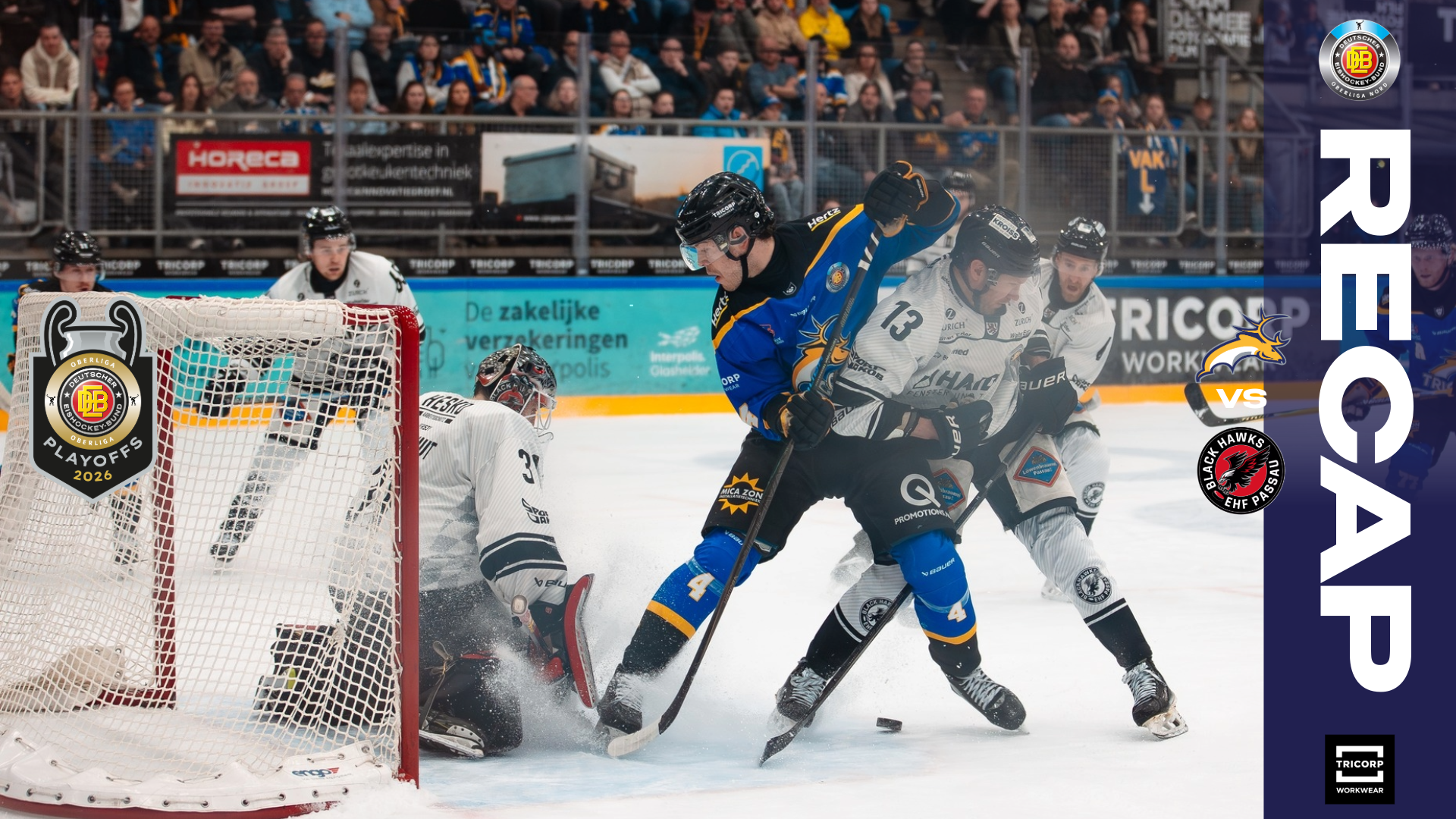 TRAPPERS BEREIKT KWARTFINALE PLAY-OFFS NA AFSCHUDDEN VAN PASSAU