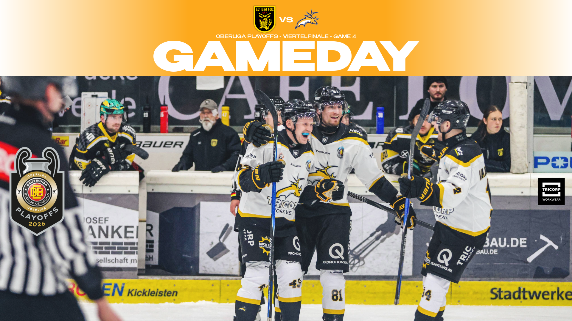 Trappers maakt zich op voor matchpoint in Bad Tölz