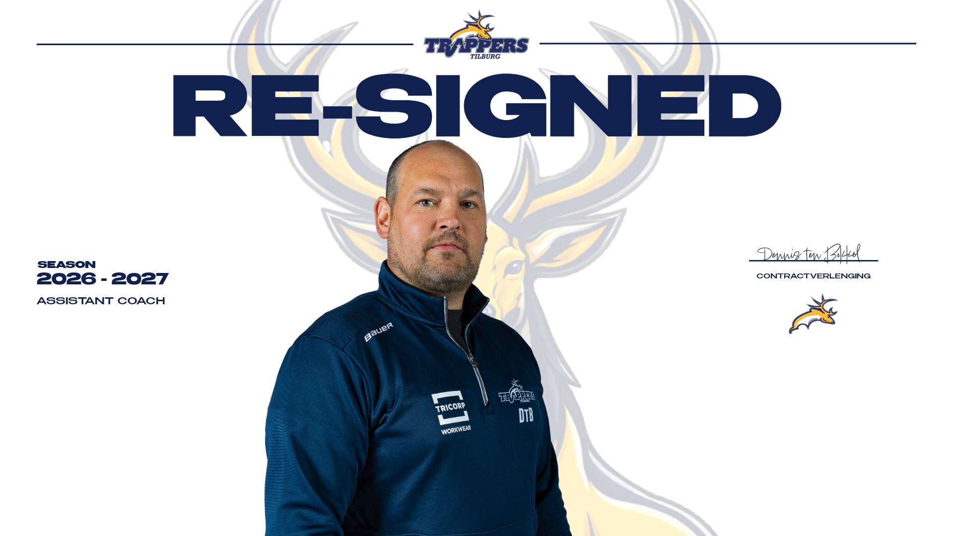 TEN BOKKEL OOK KOMEND SEIZOEN ASSISTENT VAN DANNY ALBRECHT